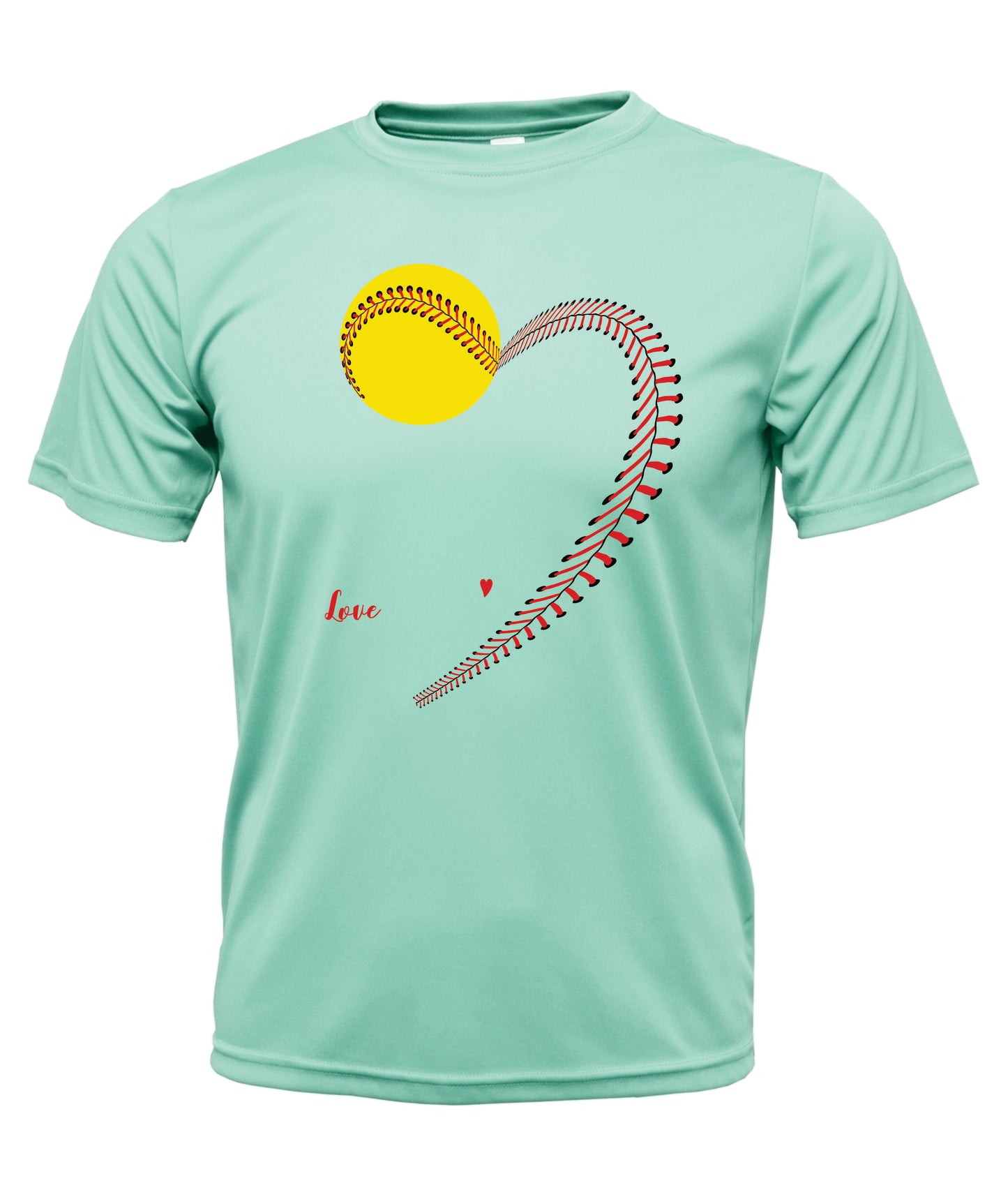 Heart Stitch Short Sleeve Cotton T-Shirt