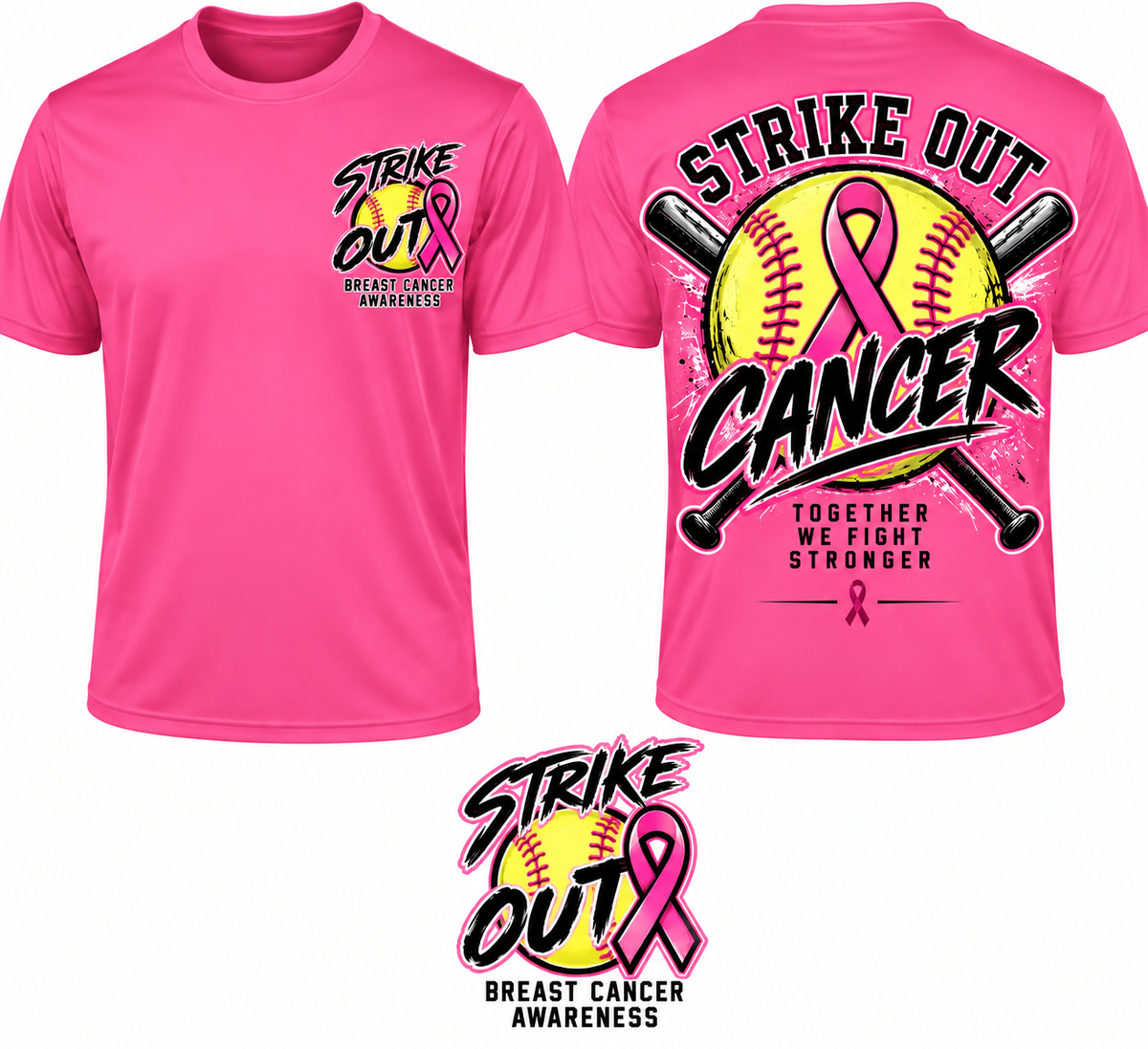Strike Out Cancer T-Shirts