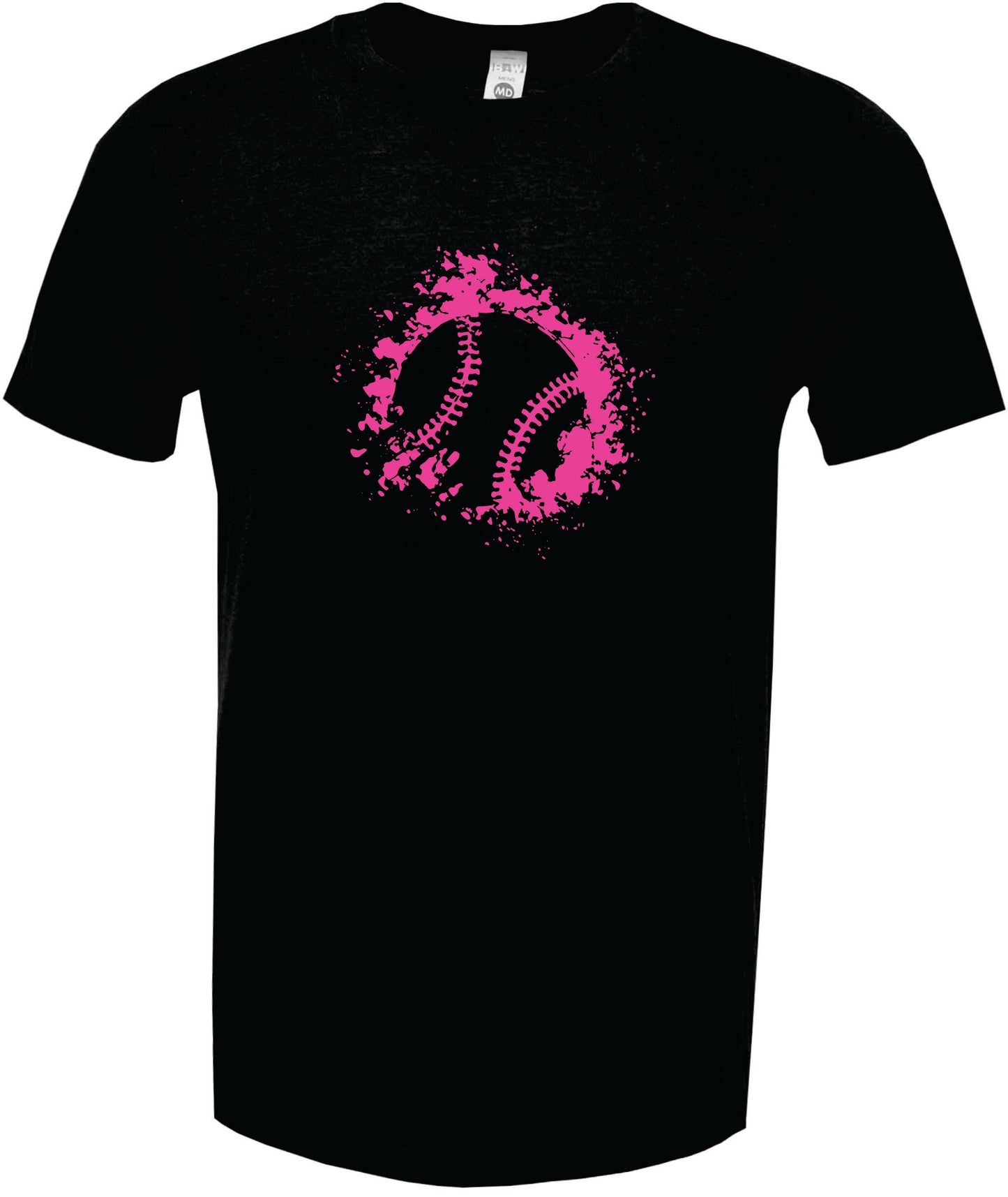 Neon Splatter Short Sleeve Cotton T-Shirt