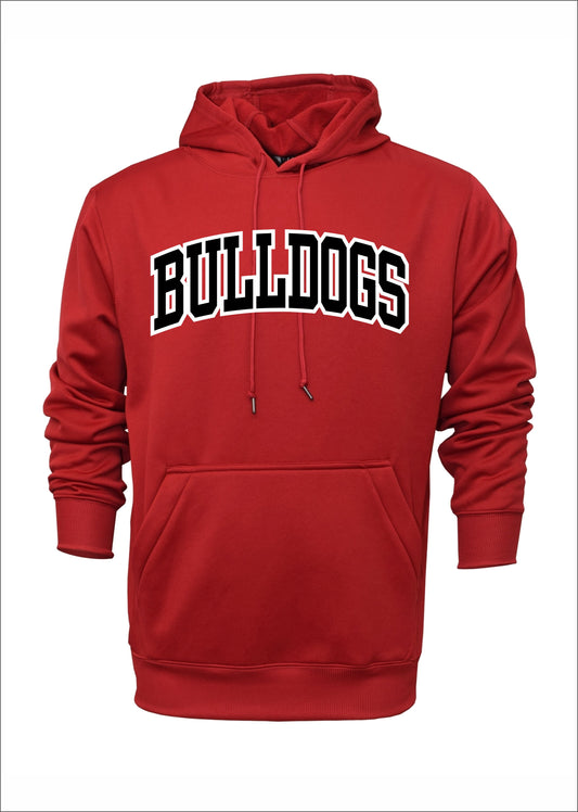 BULLDOGS POLYESTER HOODIE