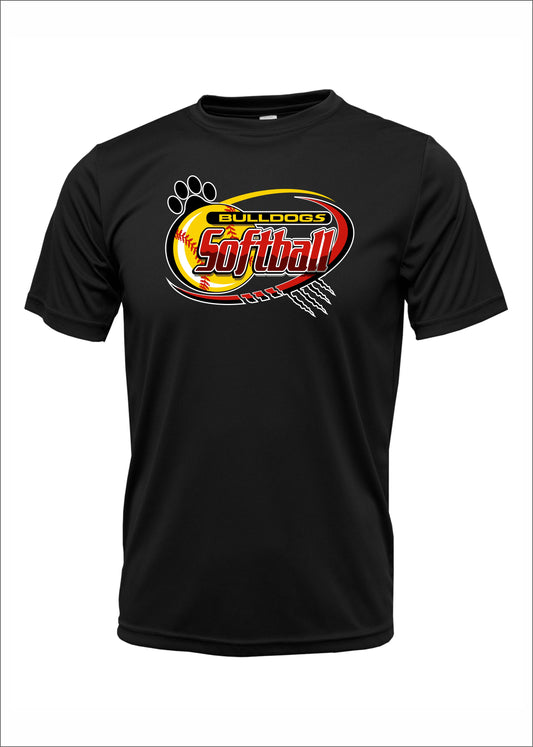 BULLDOG SOFTBALL COTTON T-SHIRT