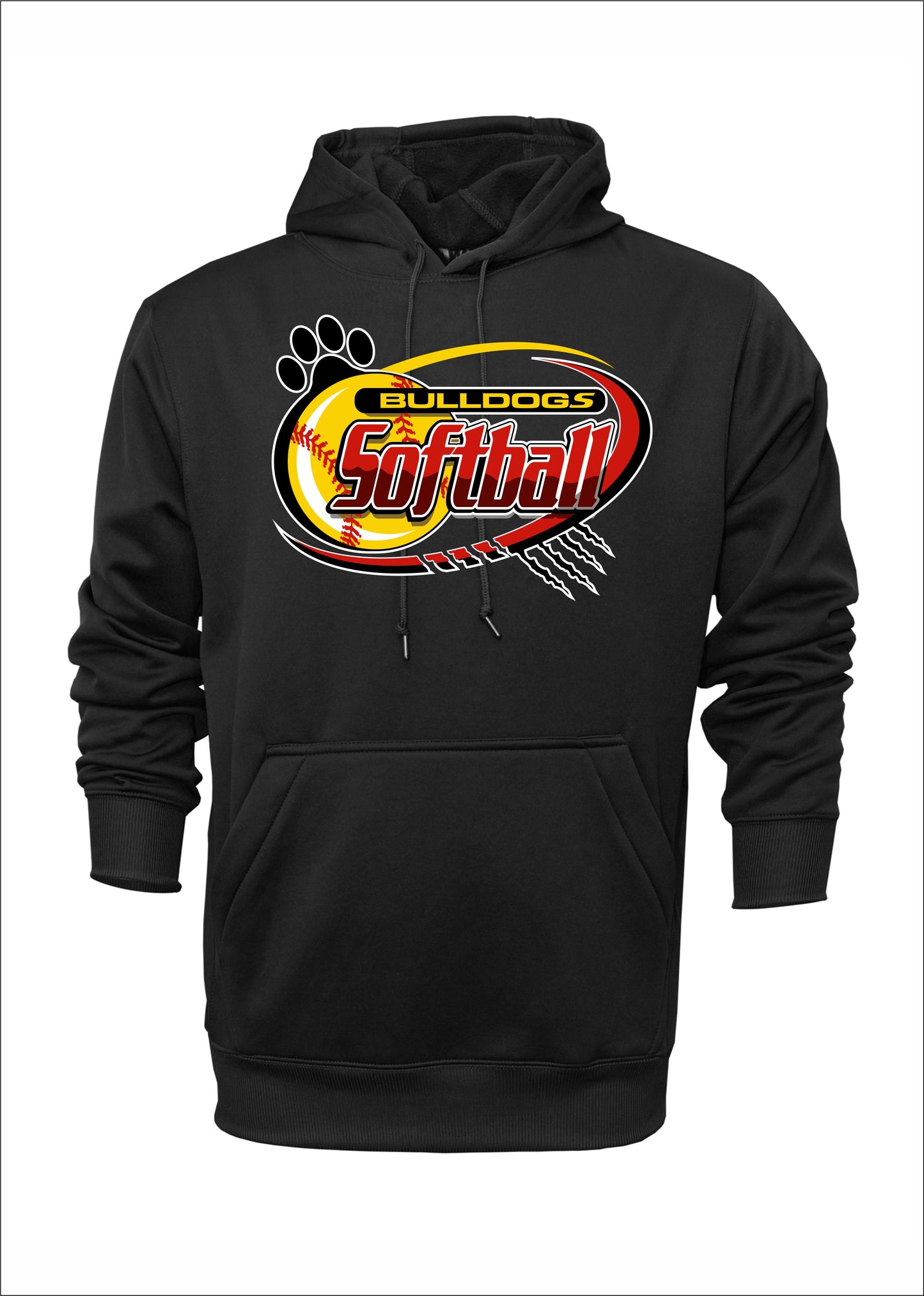 BULLDOG SOFTBALL COTTON HOODIE