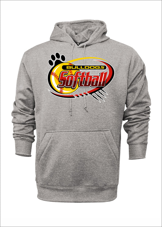 BULLDOG SOFTBALL COTTON HOODIE