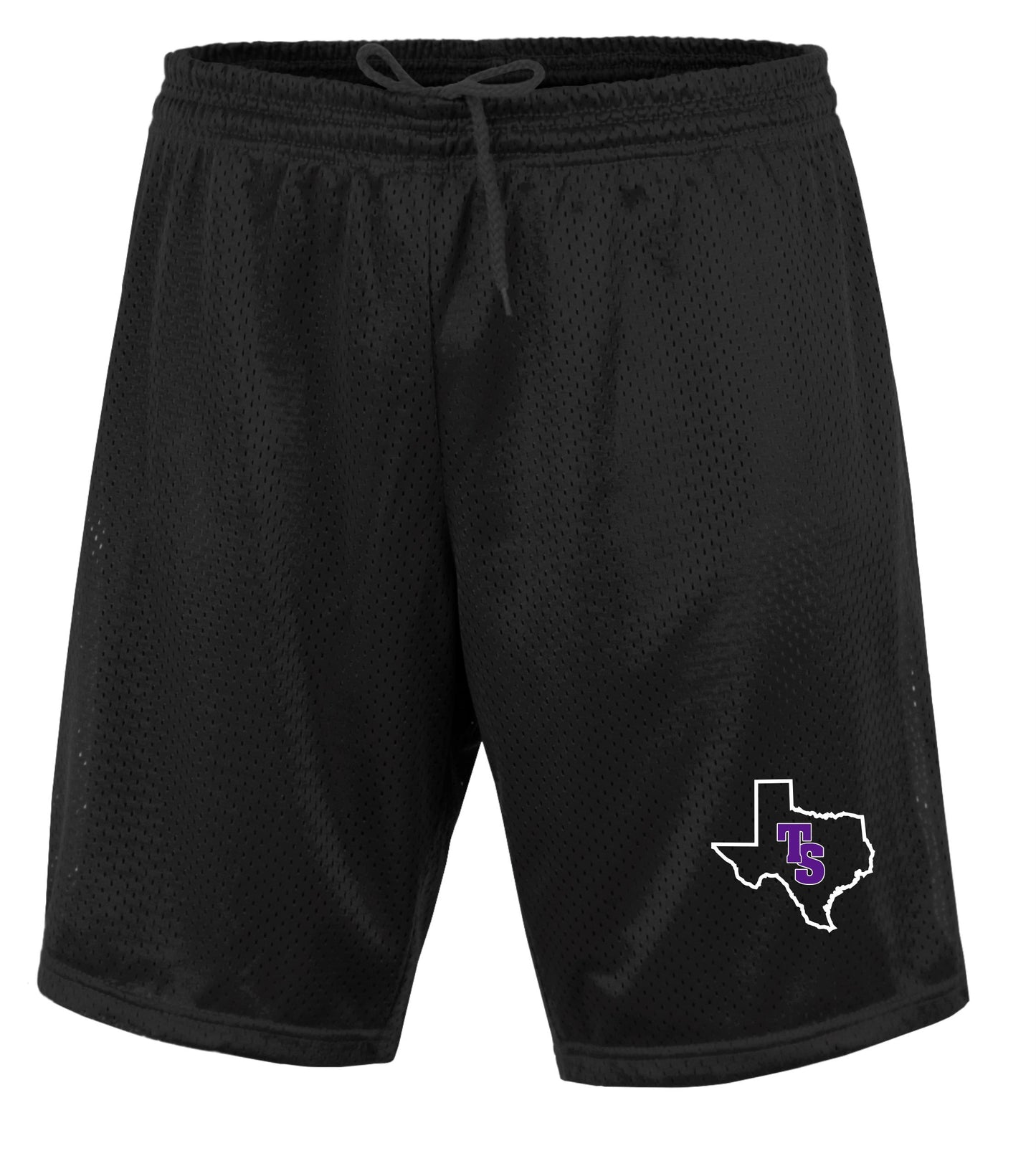 TS Embroidered Drawstring Shorts