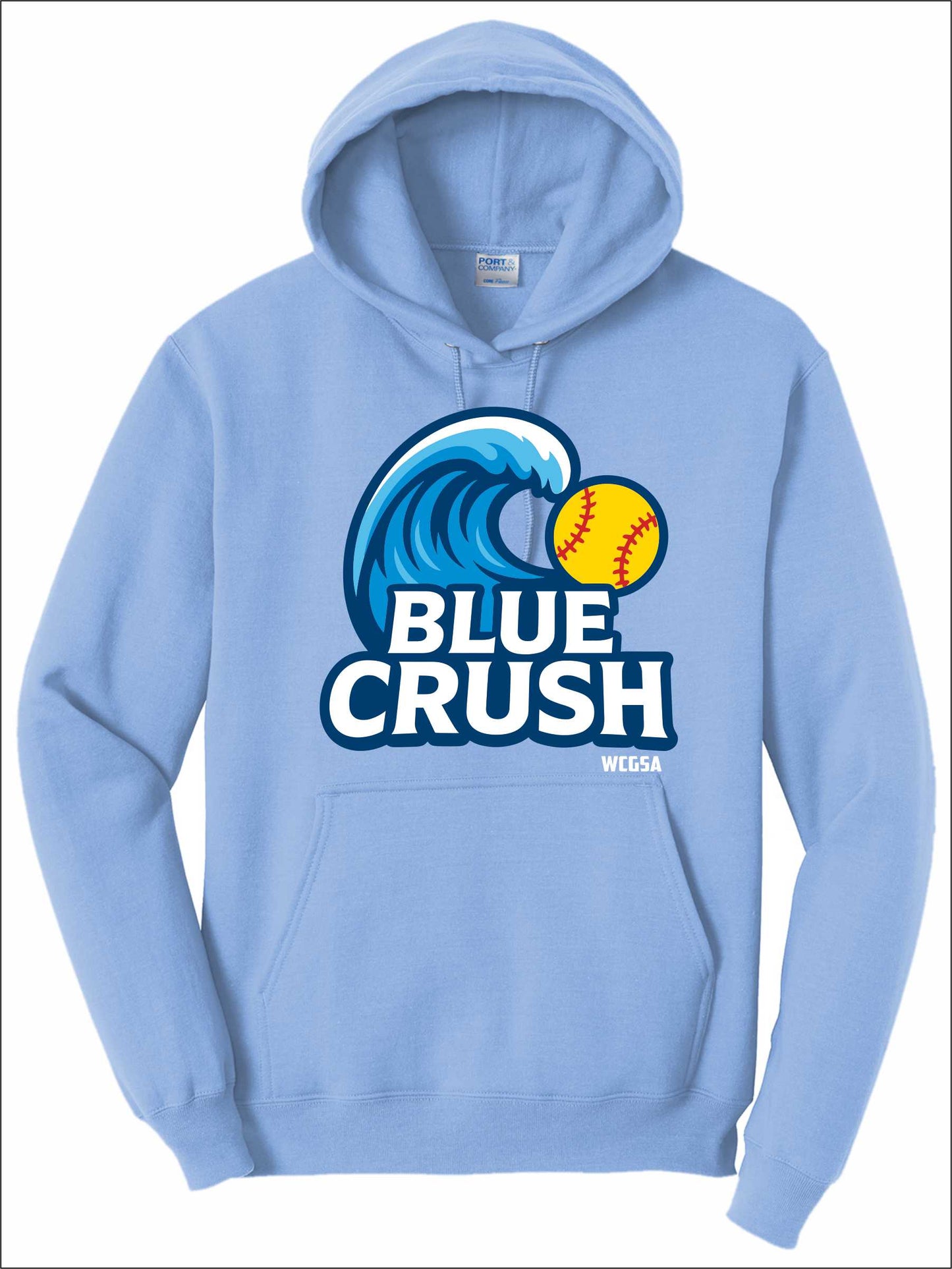 Blue Crush Blend Hoodie w/Name