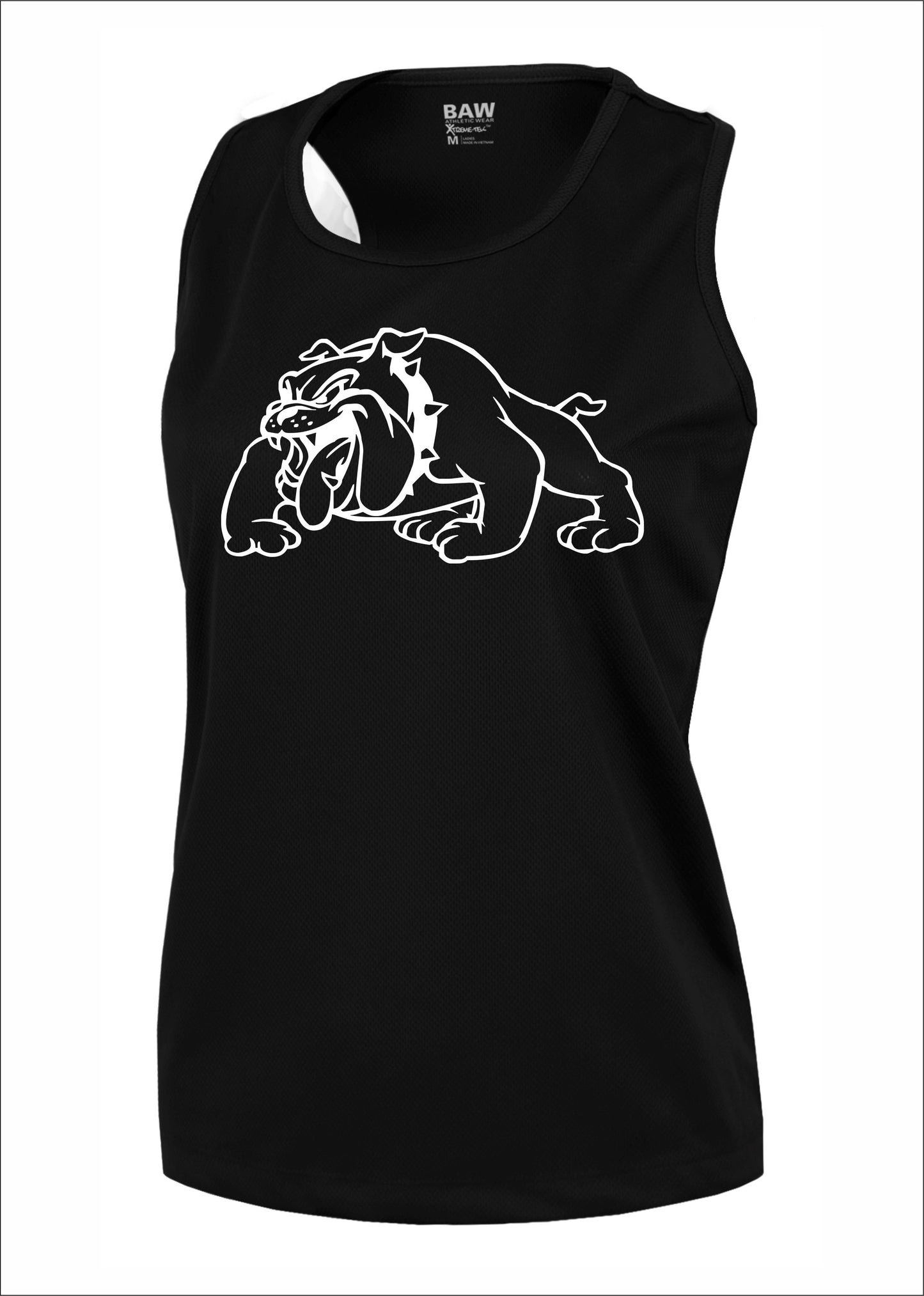 BULLDOGS LOGO RACER BACK TANK DRI-FIT