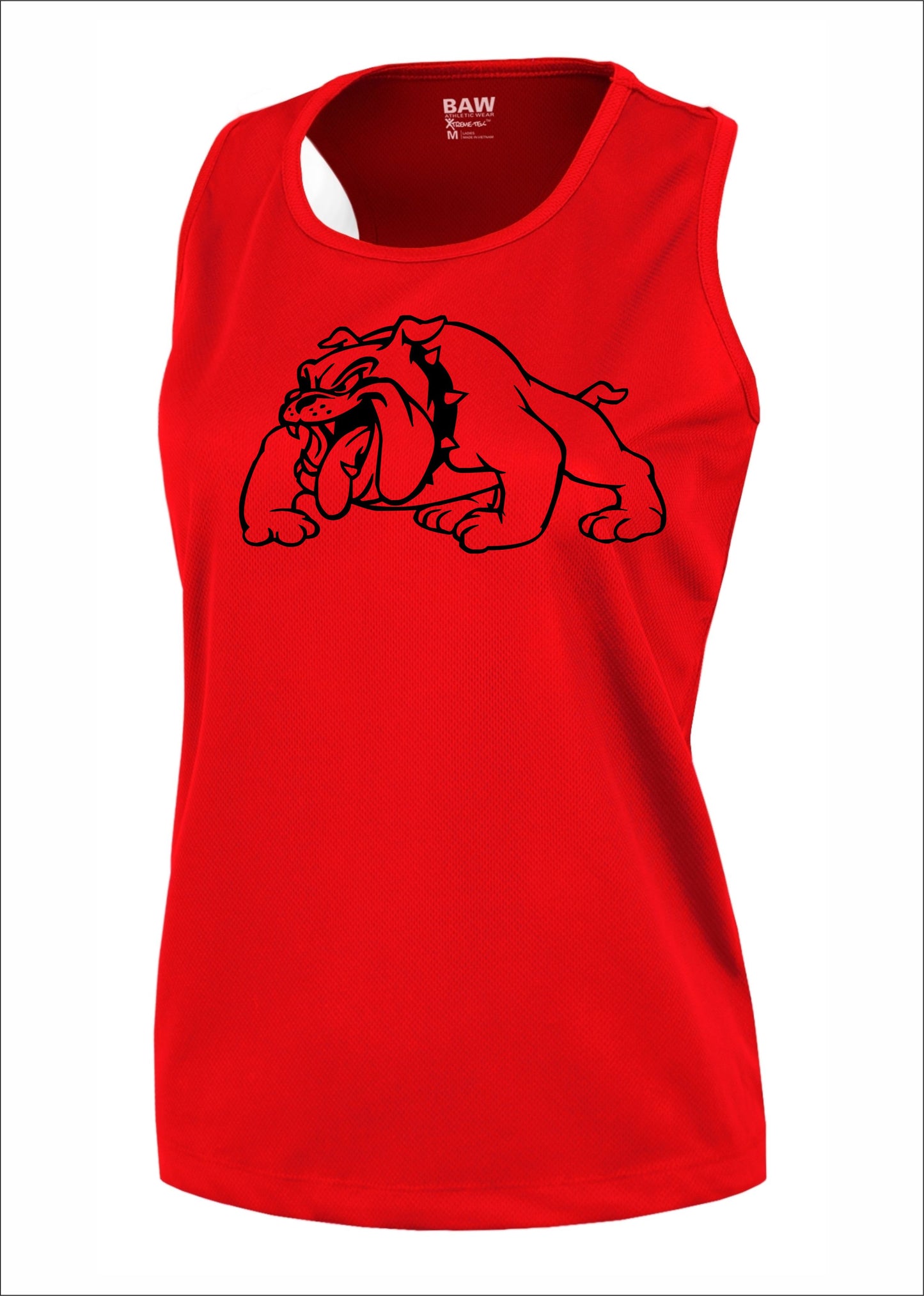 BULLDOGS LOGO RACER BACK TANK DRI-FIT
