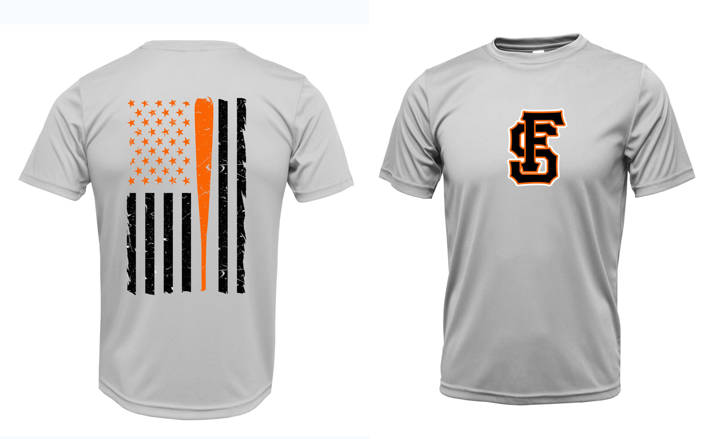 4Seam Baseball Flag Short Sleeve Dri-Fit T-Shirt