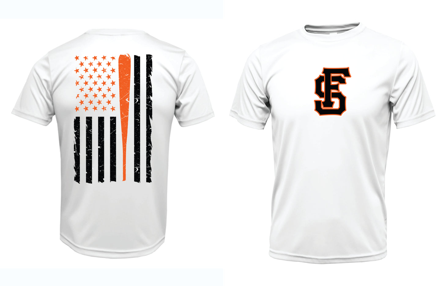 4Seam Baseball Flag Short Sleeve Dri-Fit T-Shirt