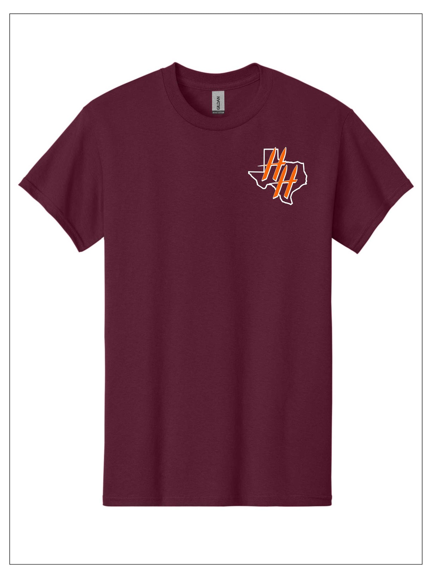 Hustlers HH W/ State Left Chest 100%Cotton W/ Name