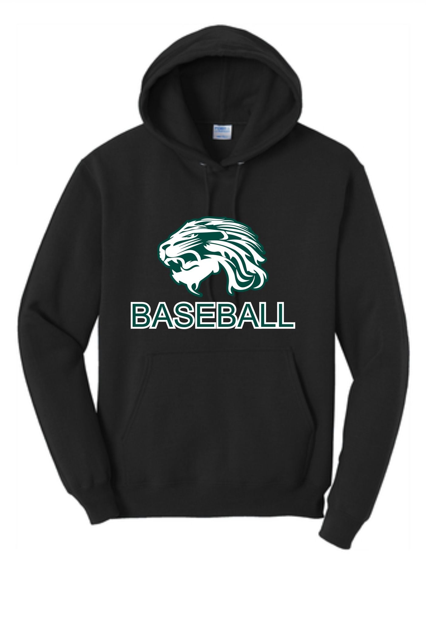 Spring Baseball Lion Logo Cotton Hoodie