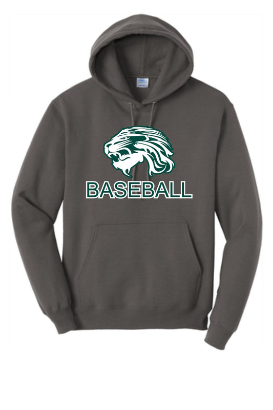 Spring Baseball Lion Logo Cotton Hoodie