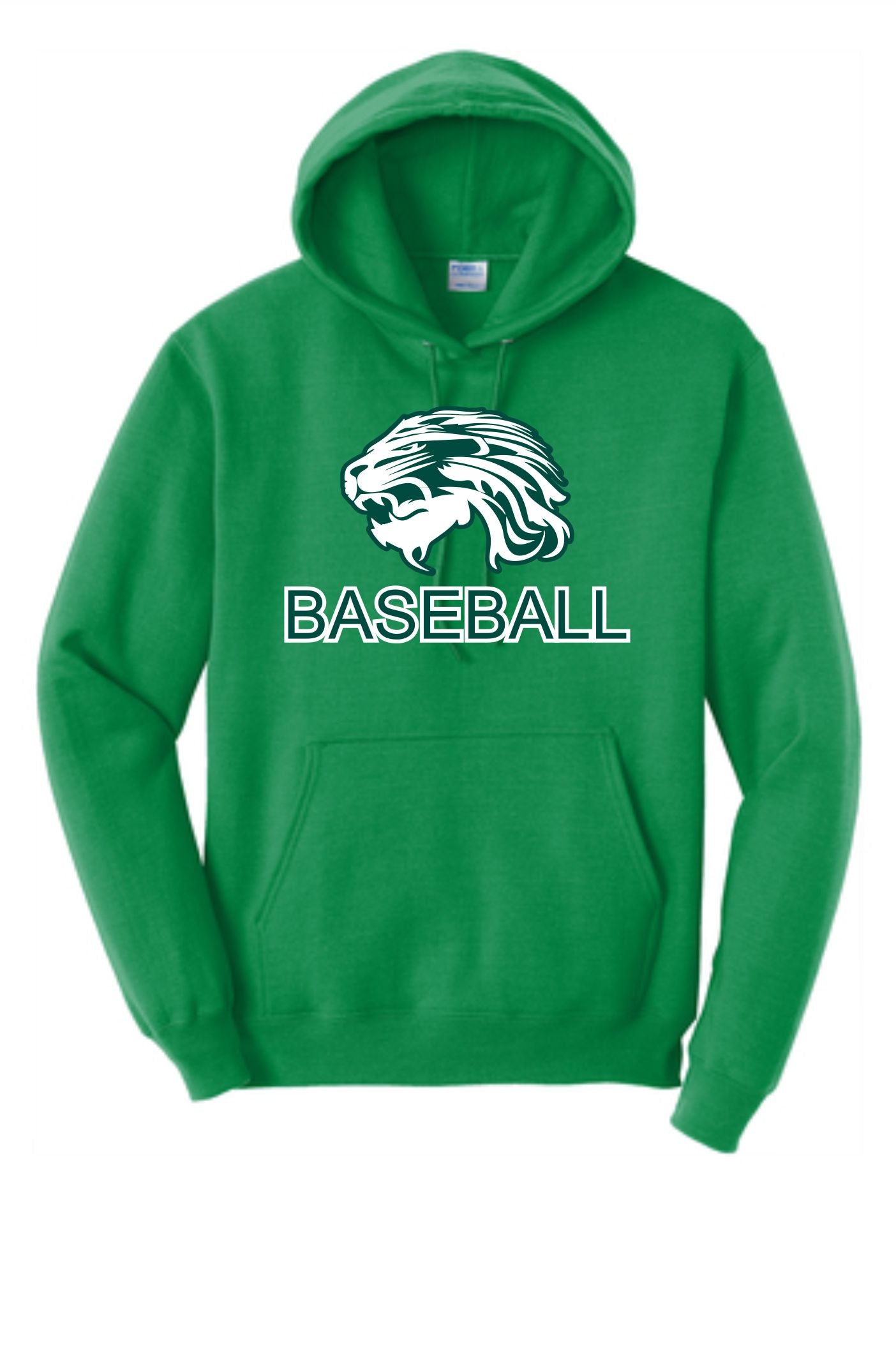 Spring Baseball Lion Logo Cotton Hoodie