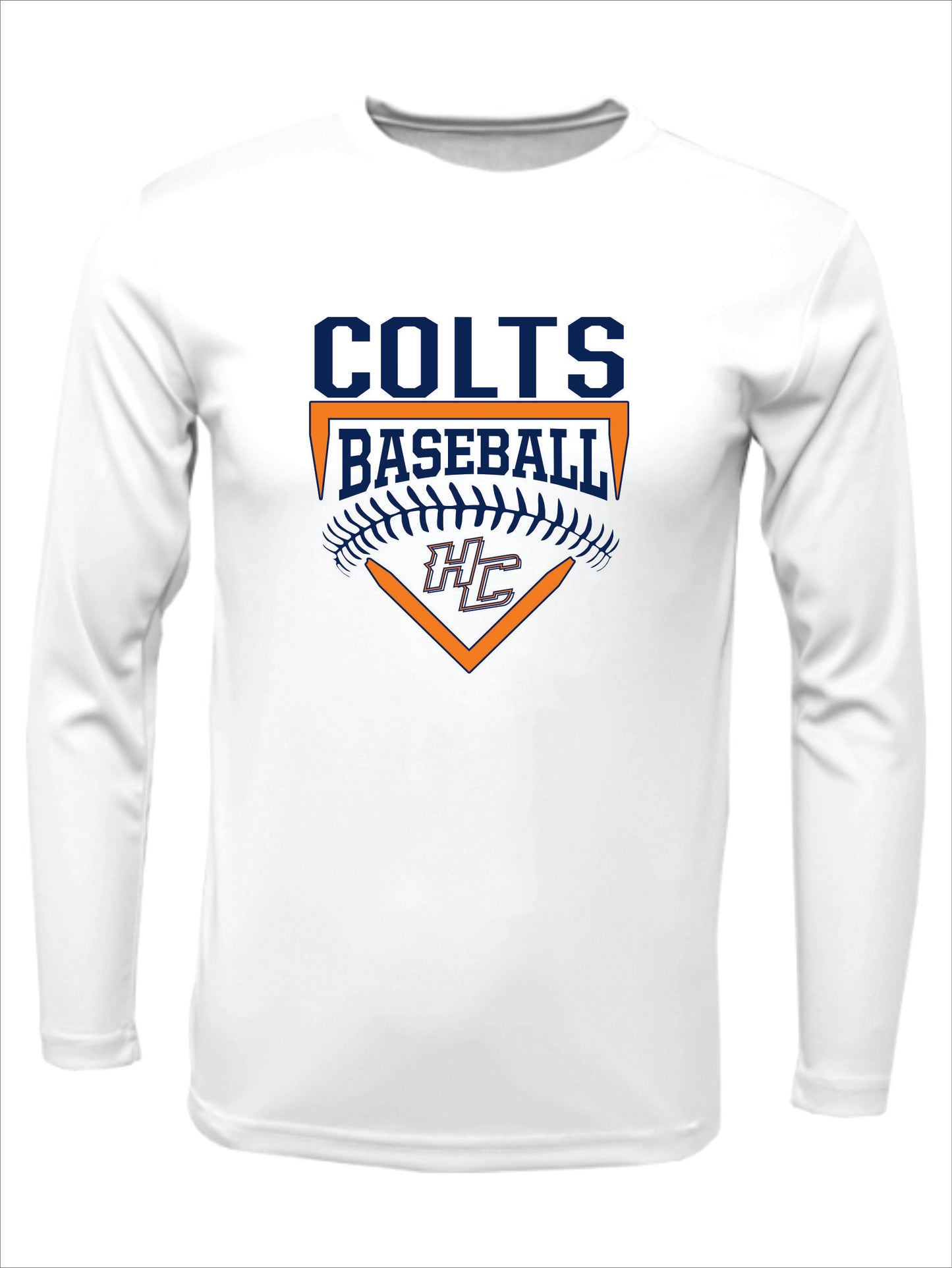 Colts "Home Plate Logo" Dri Fit Long Sleeve T-Shirt