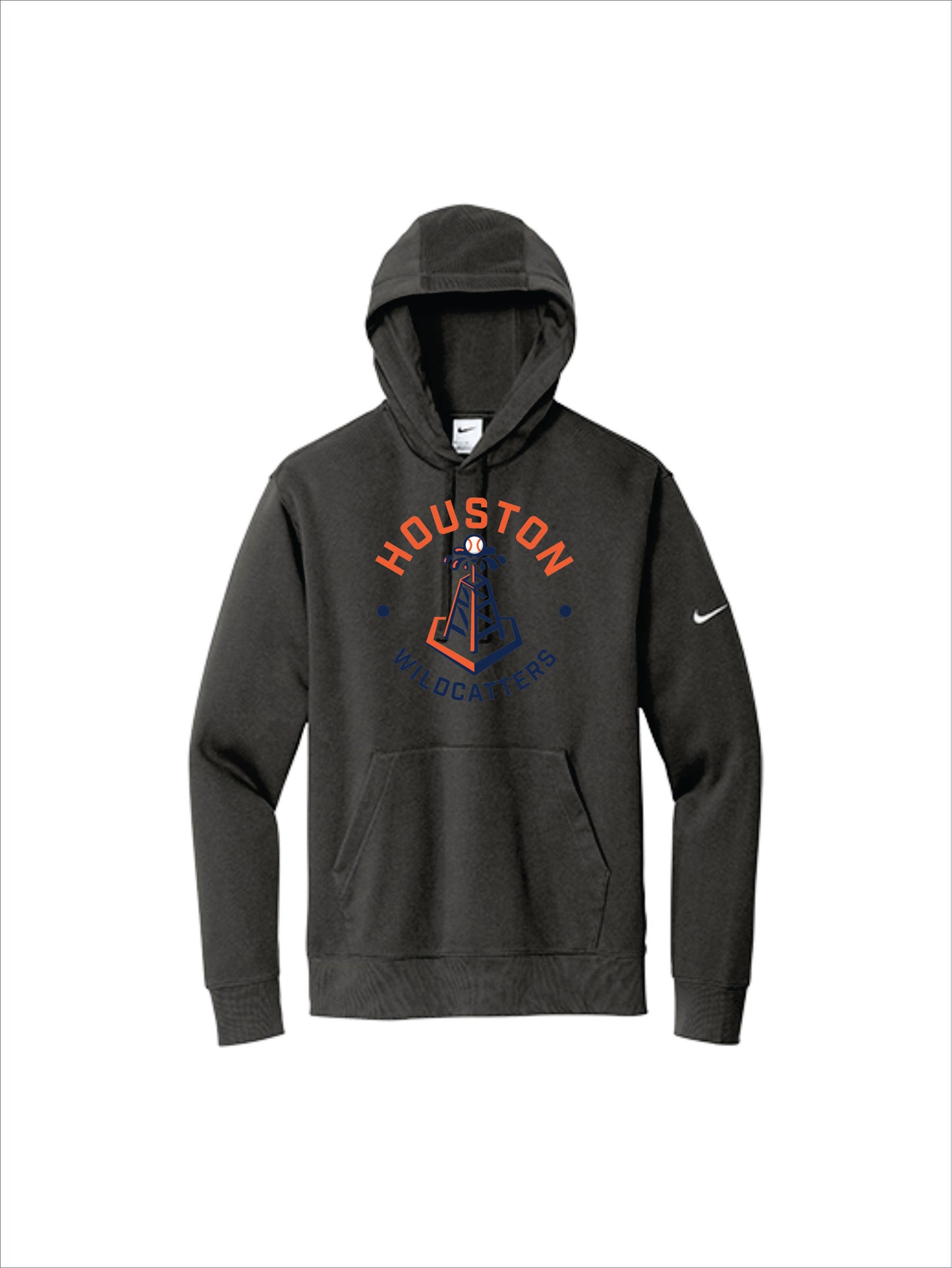 Nike Club Fleece Pull-Over Hoodie with Screen Printed Logo