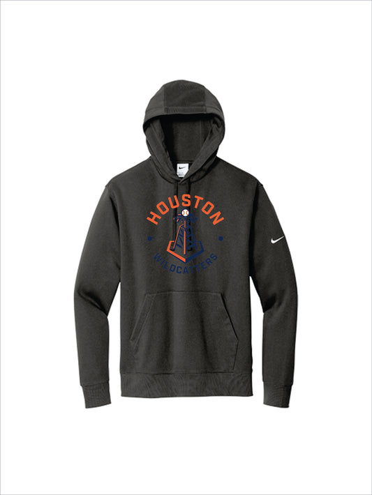 Nike Club Fleece Pull-Over Hoodie with Screen Printed Logo