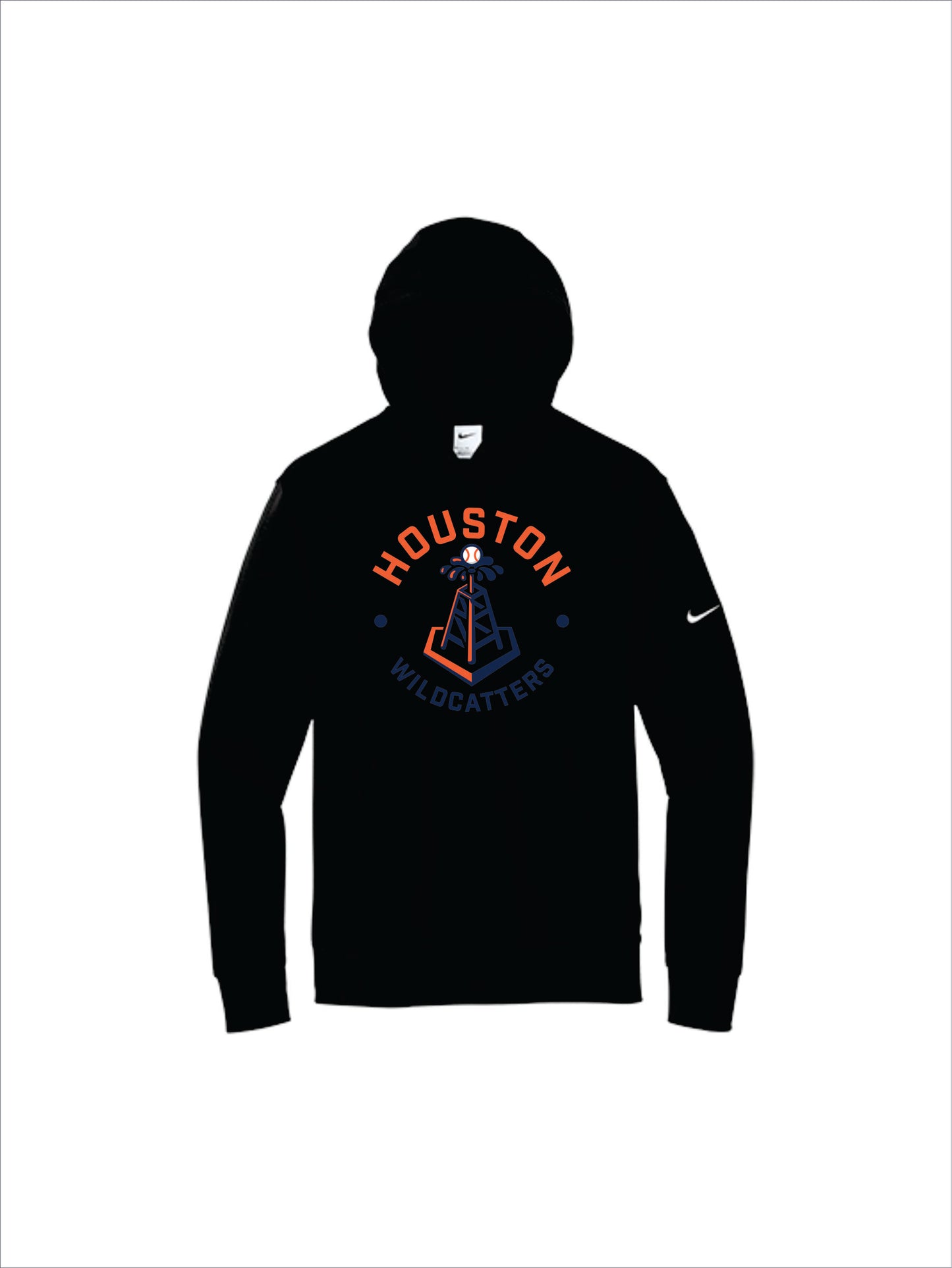 Nike Club Fleece Pull-Over Hoodie with Screen Printed Logo
