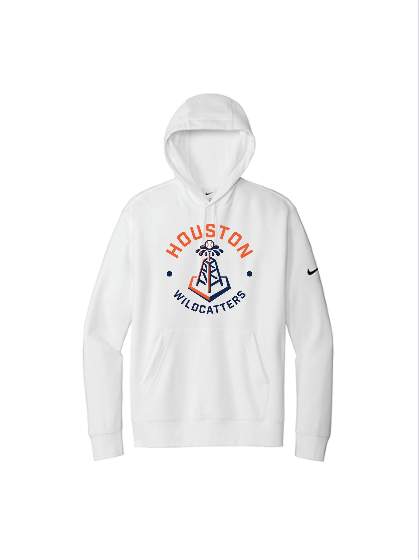 Nike Club Fleece Pull-Over Hoodie with Screen Printed Logo