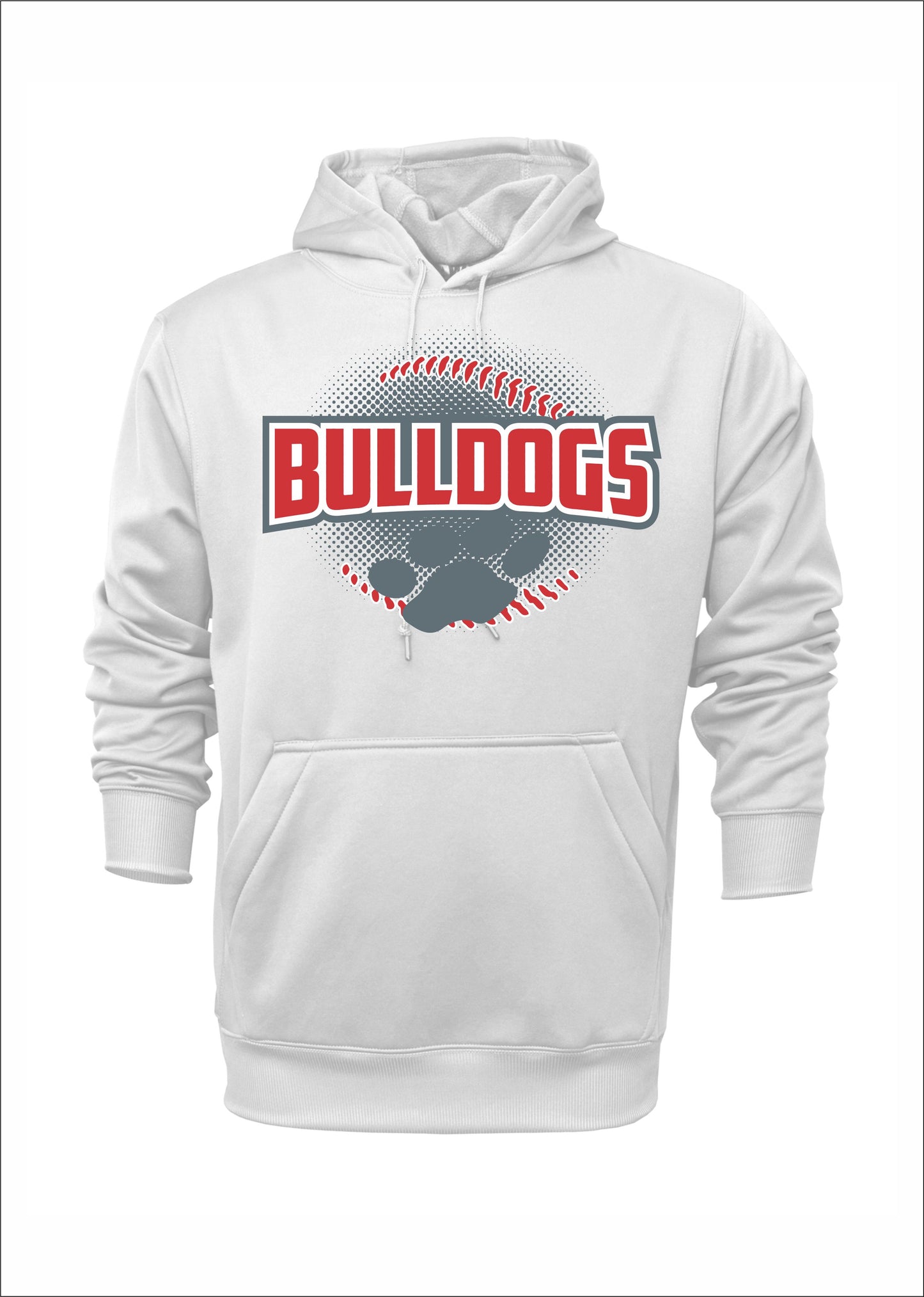 BULLDOGS PAW LOGO COTTON HOODIE