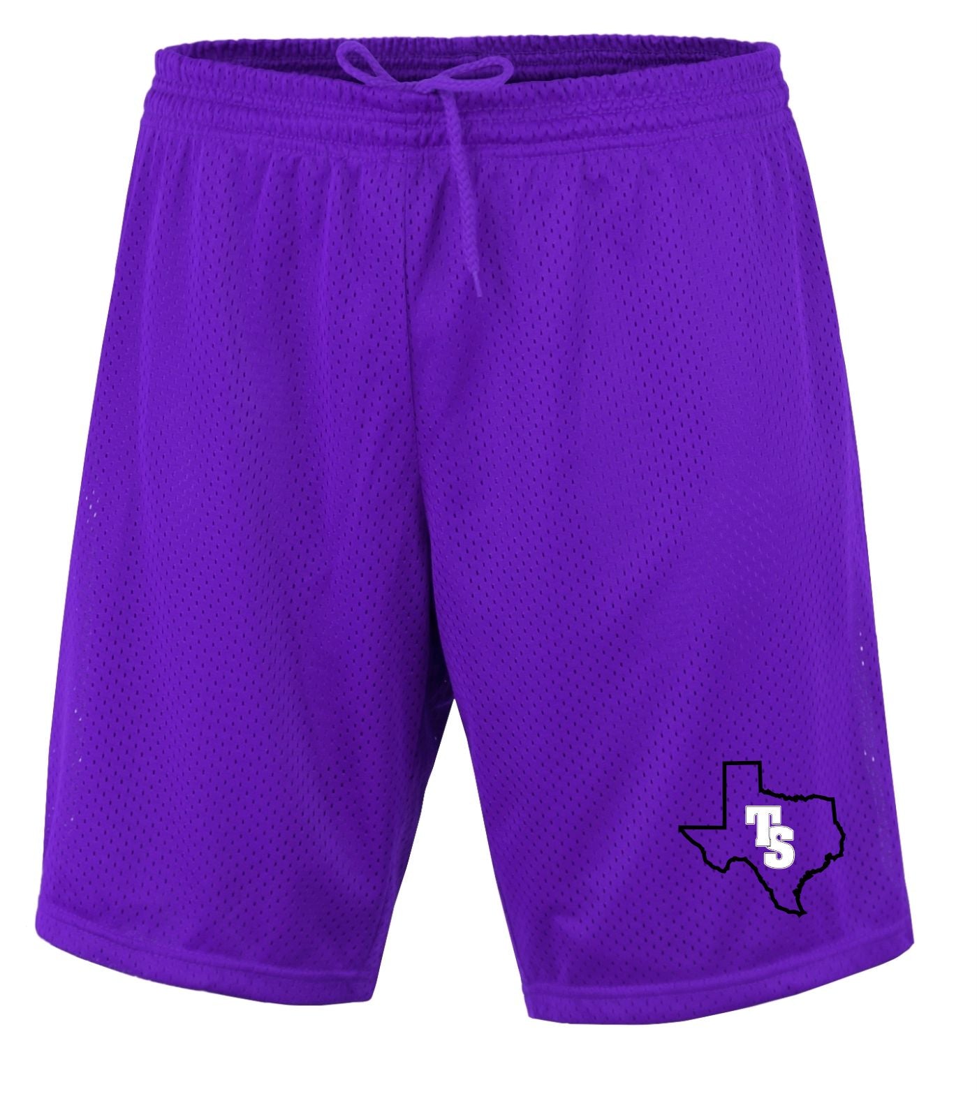 TS Embroidered Drawstring Shorts