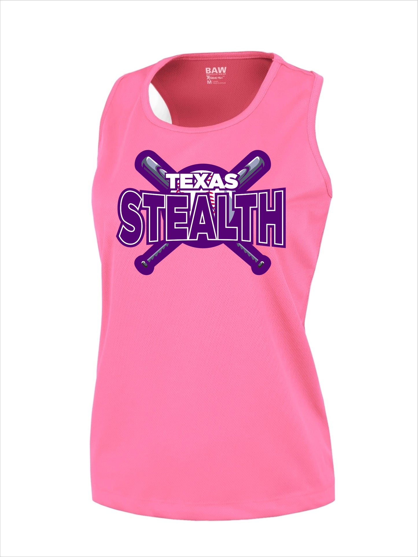 Texas Bat Stealth Women's Racerback Tank