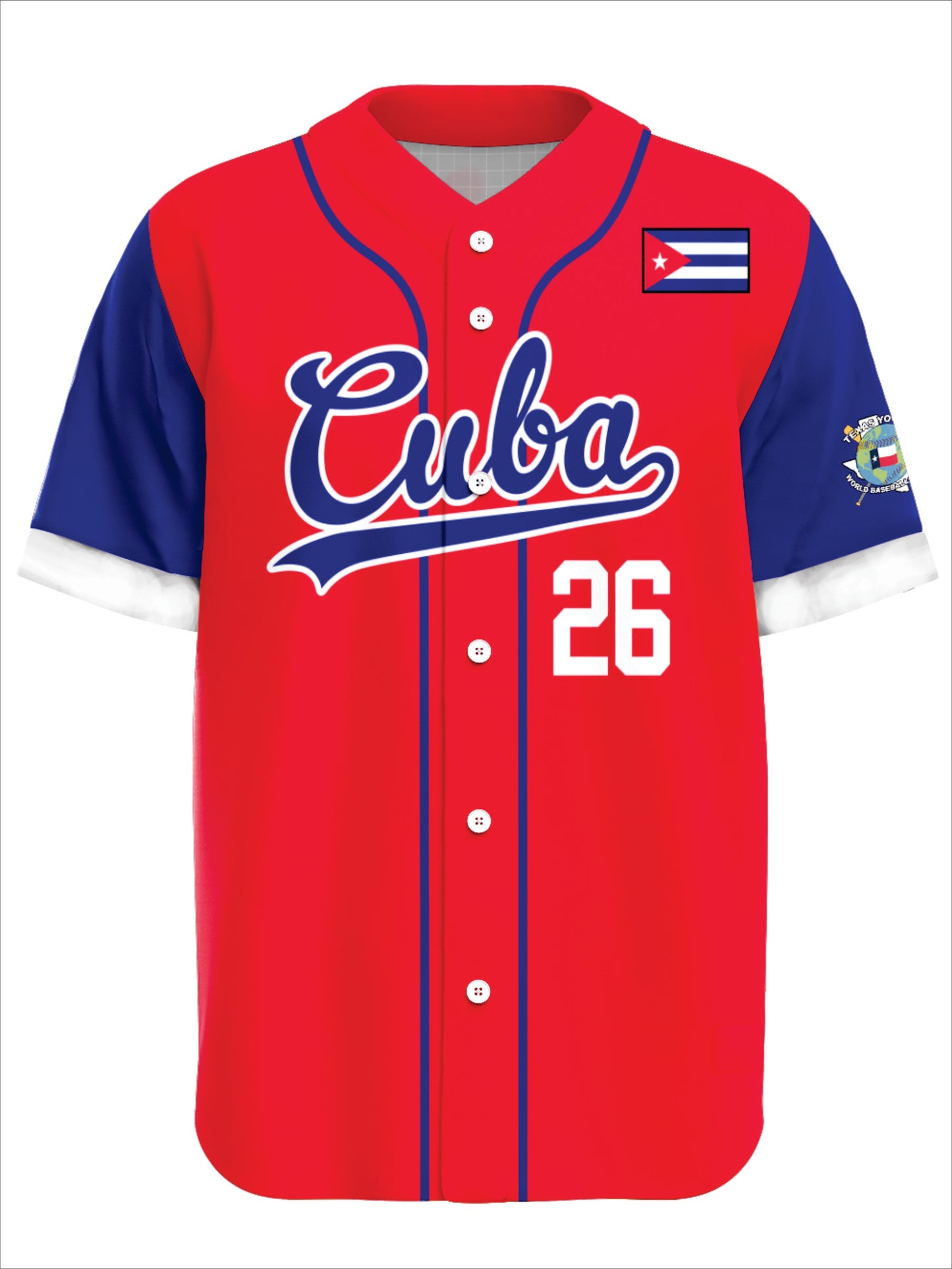 WBC Cuba Replica Jersey