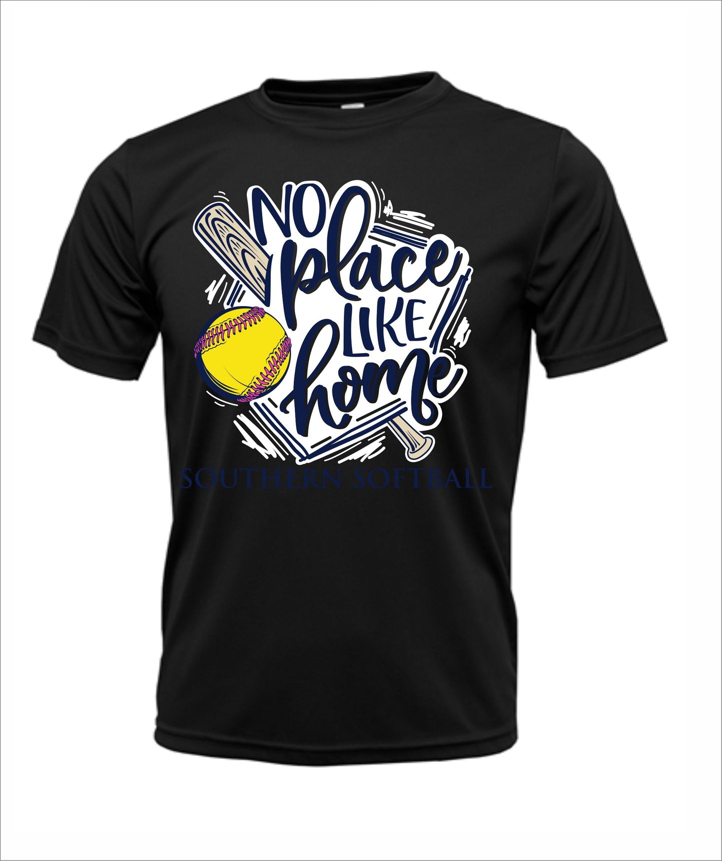 Southern Softball "No Place Like Home" Dri-Fit T-Shirt