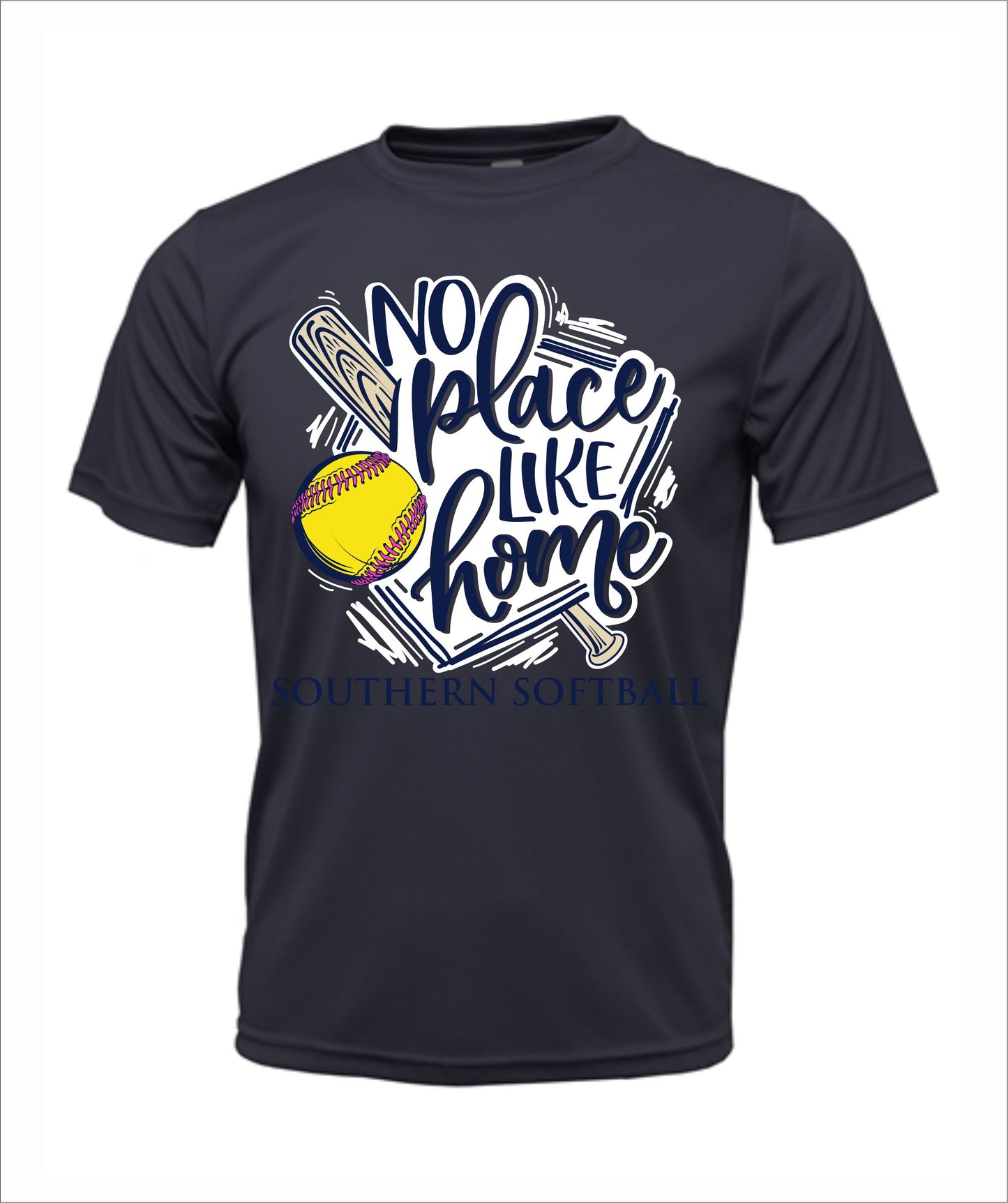 Southern Softball "No Place Like Home" Dri-Fit T-Shirt