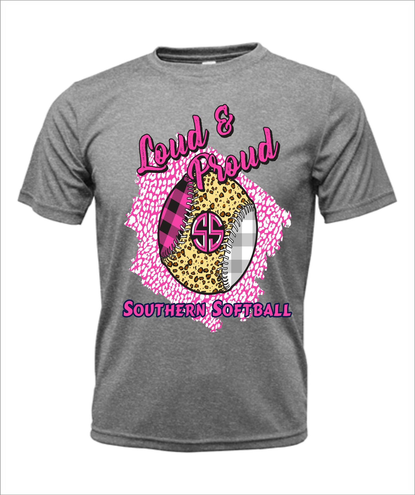 Southern Softball "Loud & Proud" Cotton T-shirt