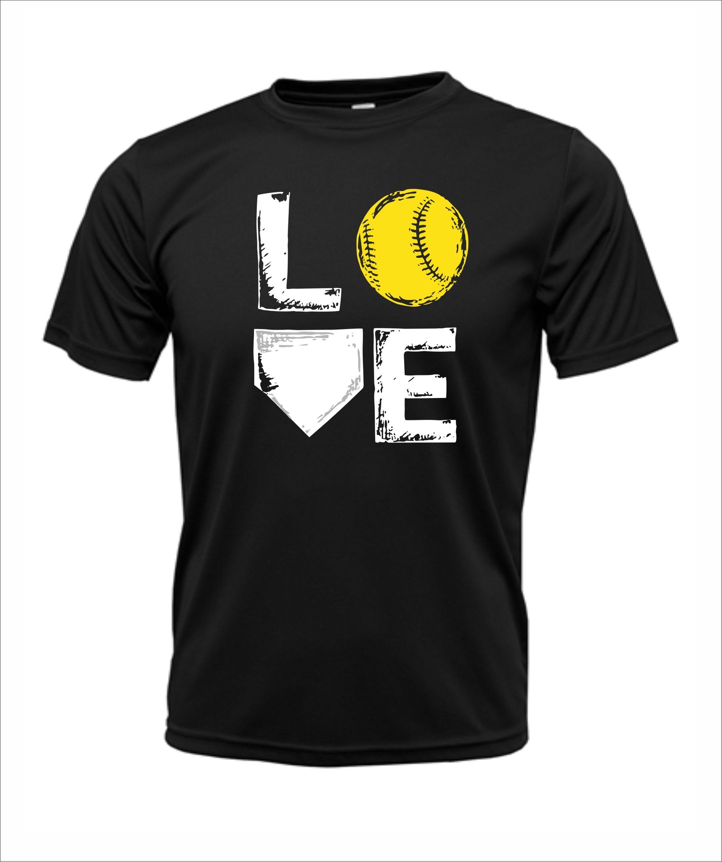 Softball "Love" Dri-Fit T-Shirt