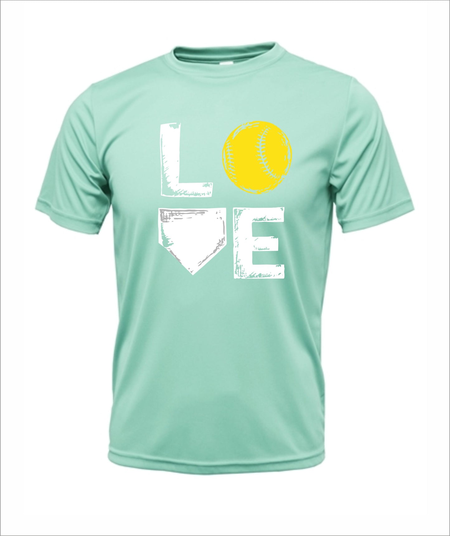 Softball "Love" Dri-Fit T-Shirt