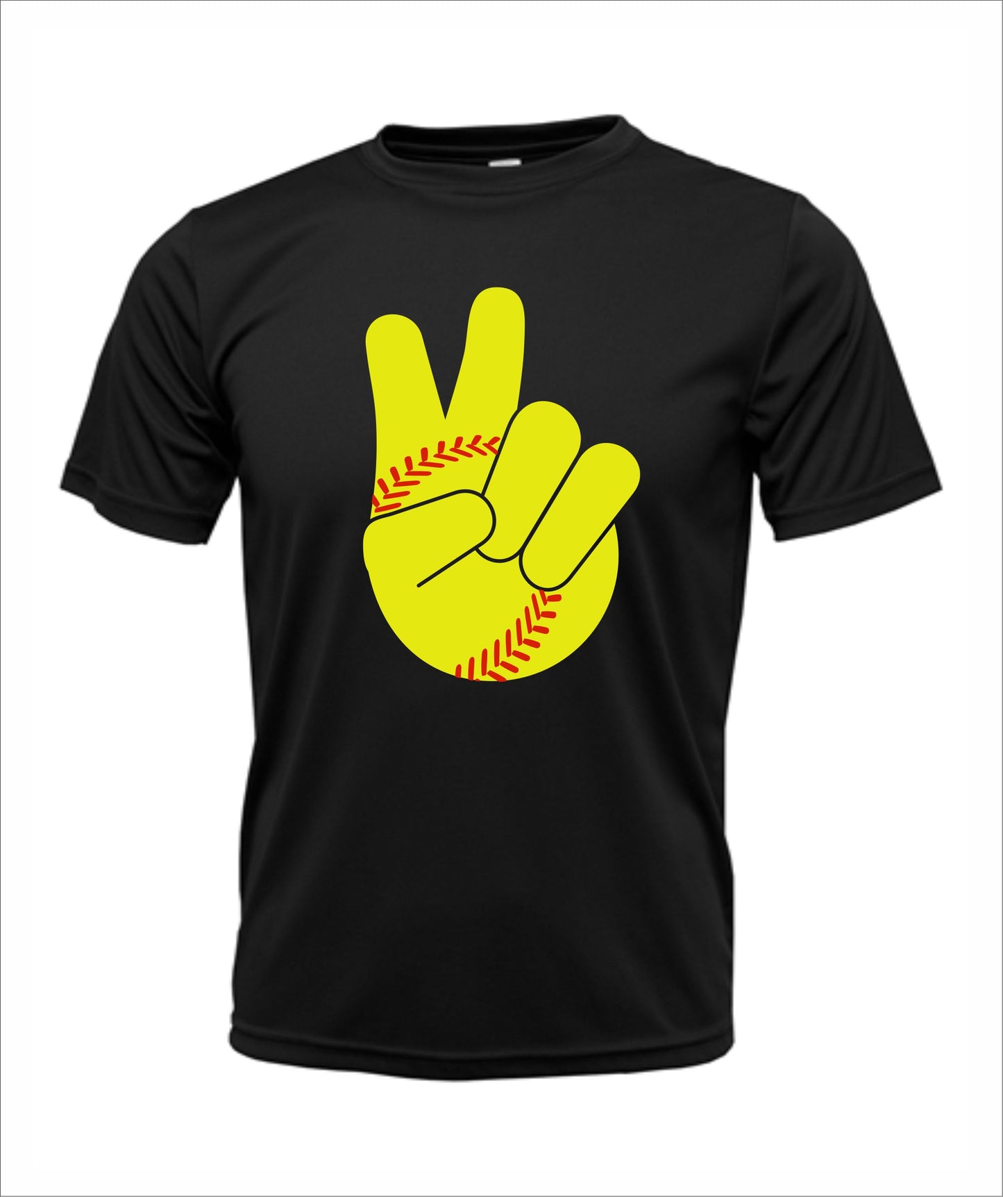 Softball "Peace" Cotton T-Shirt