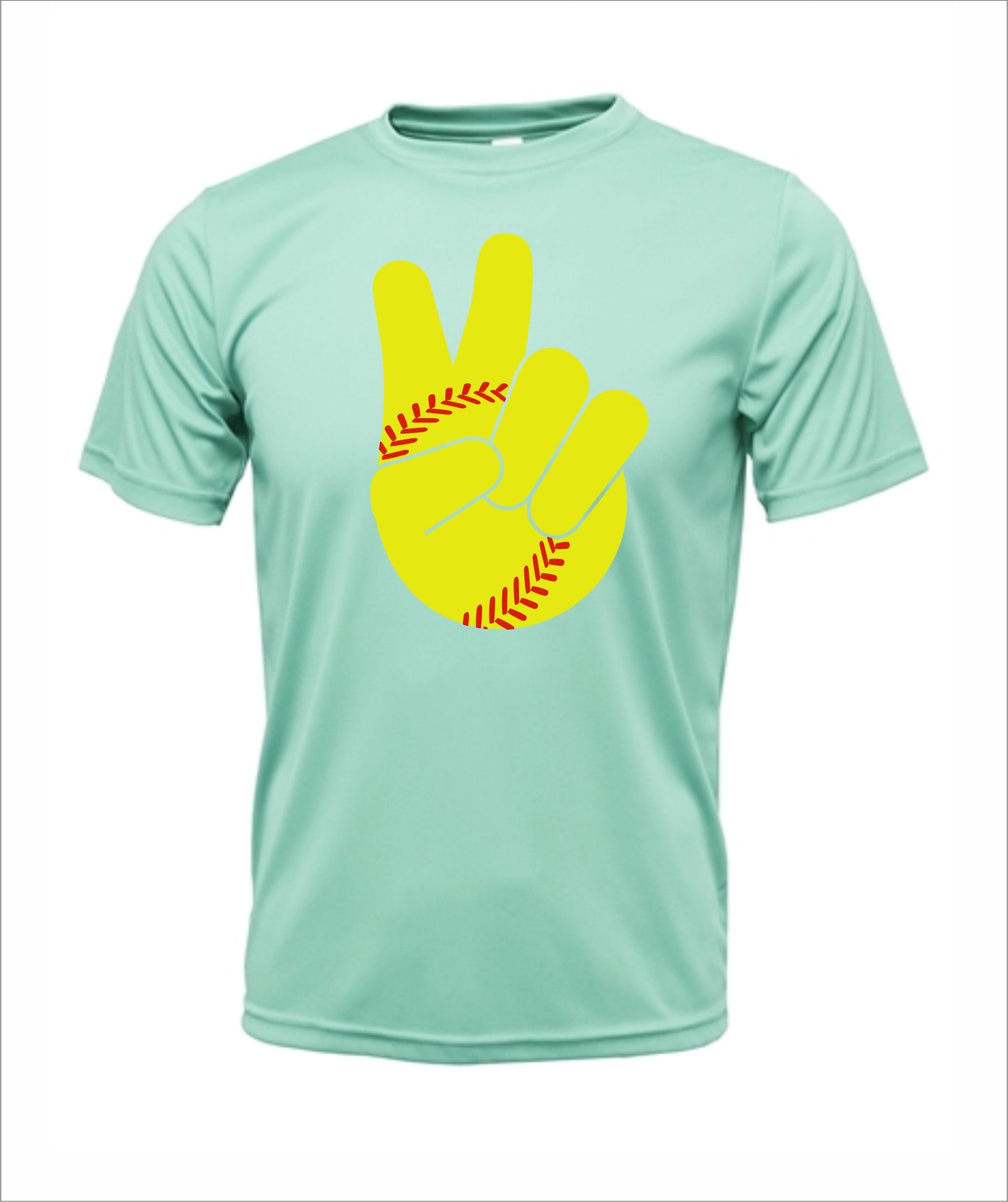 Softball "Peace" Dri-Fit T-Shirt