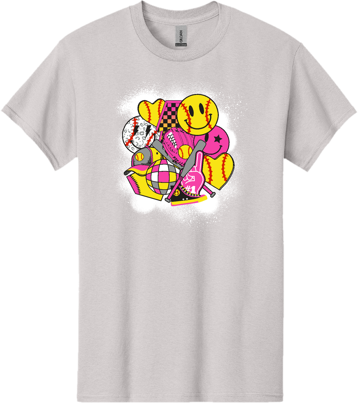 Softball Vibes Cotton T-Shirt