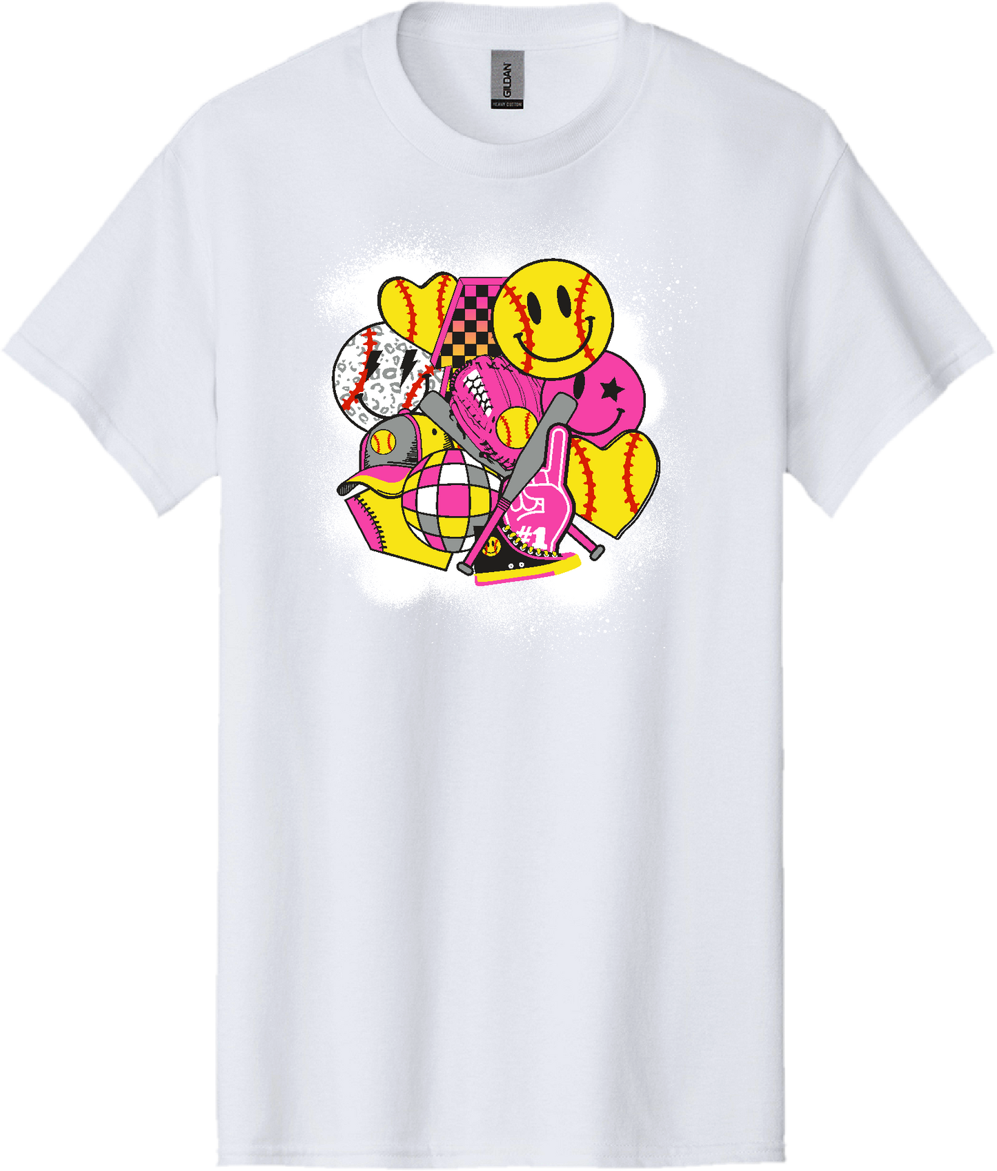 Softball Vibes Cotton T-Shirt