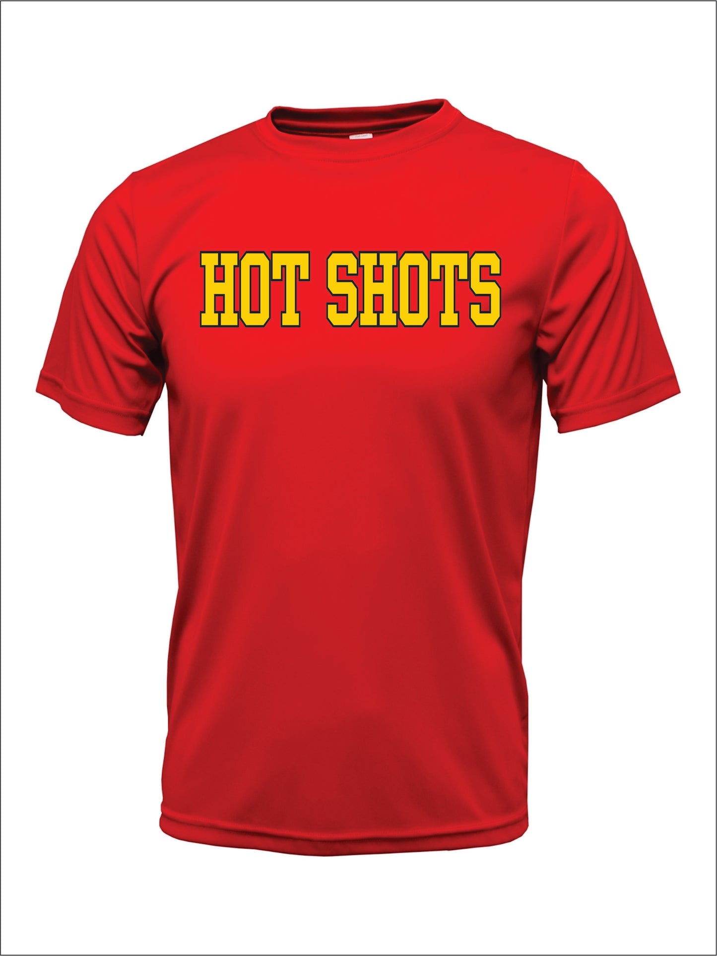 HOT SHOTS COTTON TEE W/ NAME AND NUMBER
