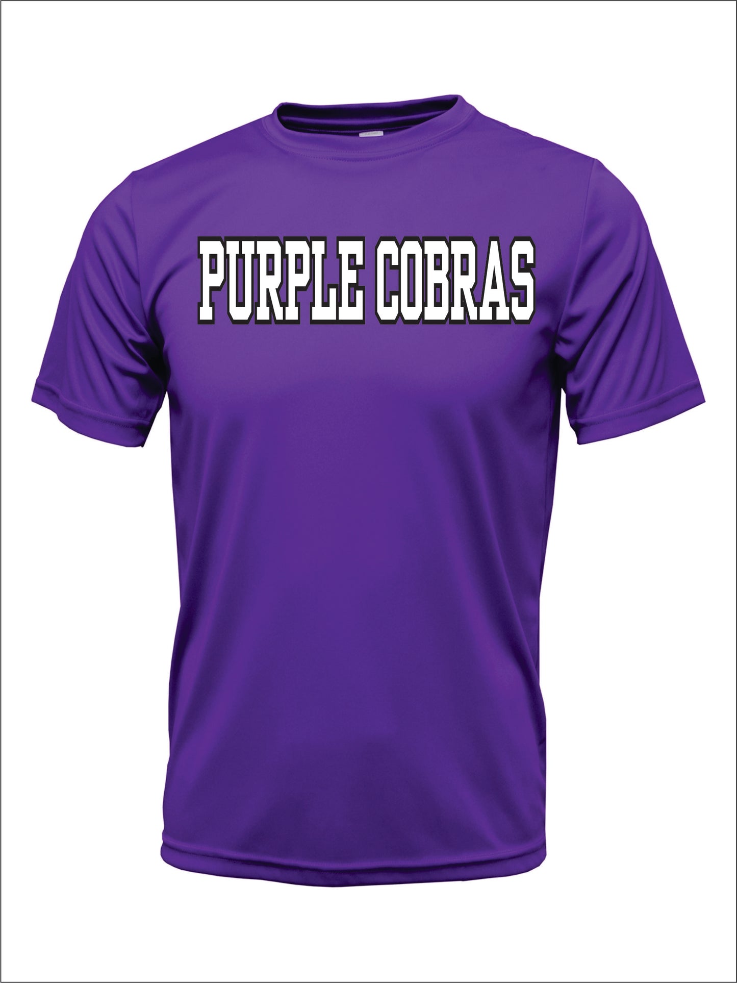 PURPLE COBRAS COTTON SPIRIT W/ NAME AND NUMBER