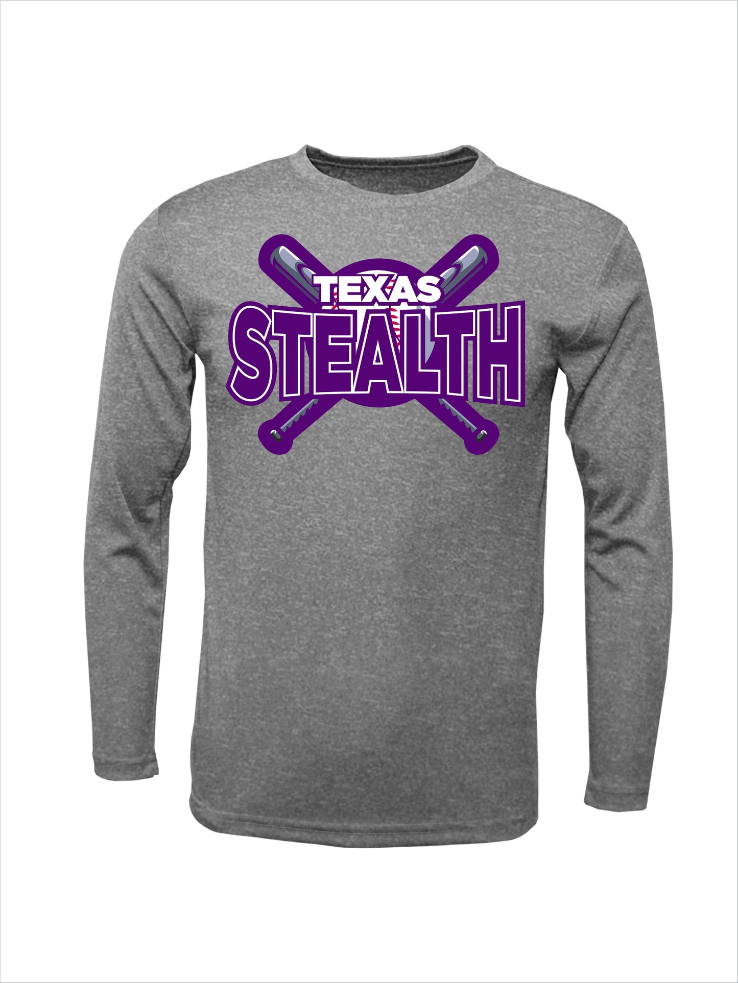 Texas Bat Stealth Dri Fit Long Sleeve T-Shirt