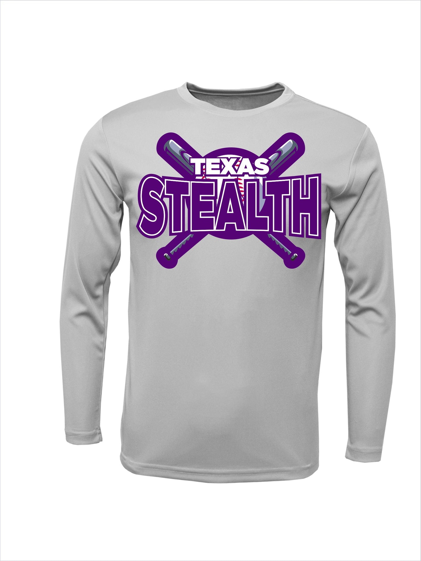 Texas Bat Stealth Dri Fit Long Sleeve T-Shirt