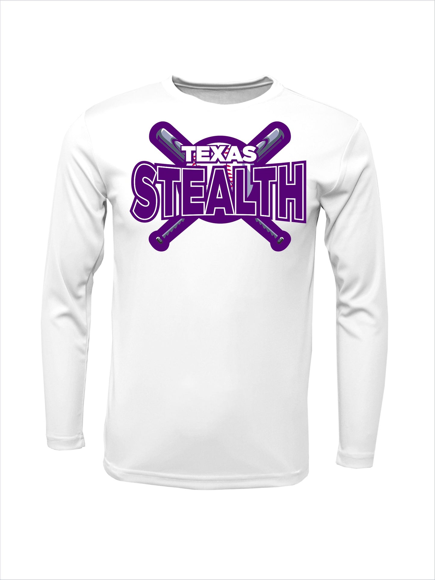 Texas Bat Stealth Dri Fit Long Sleeve T-Shirt