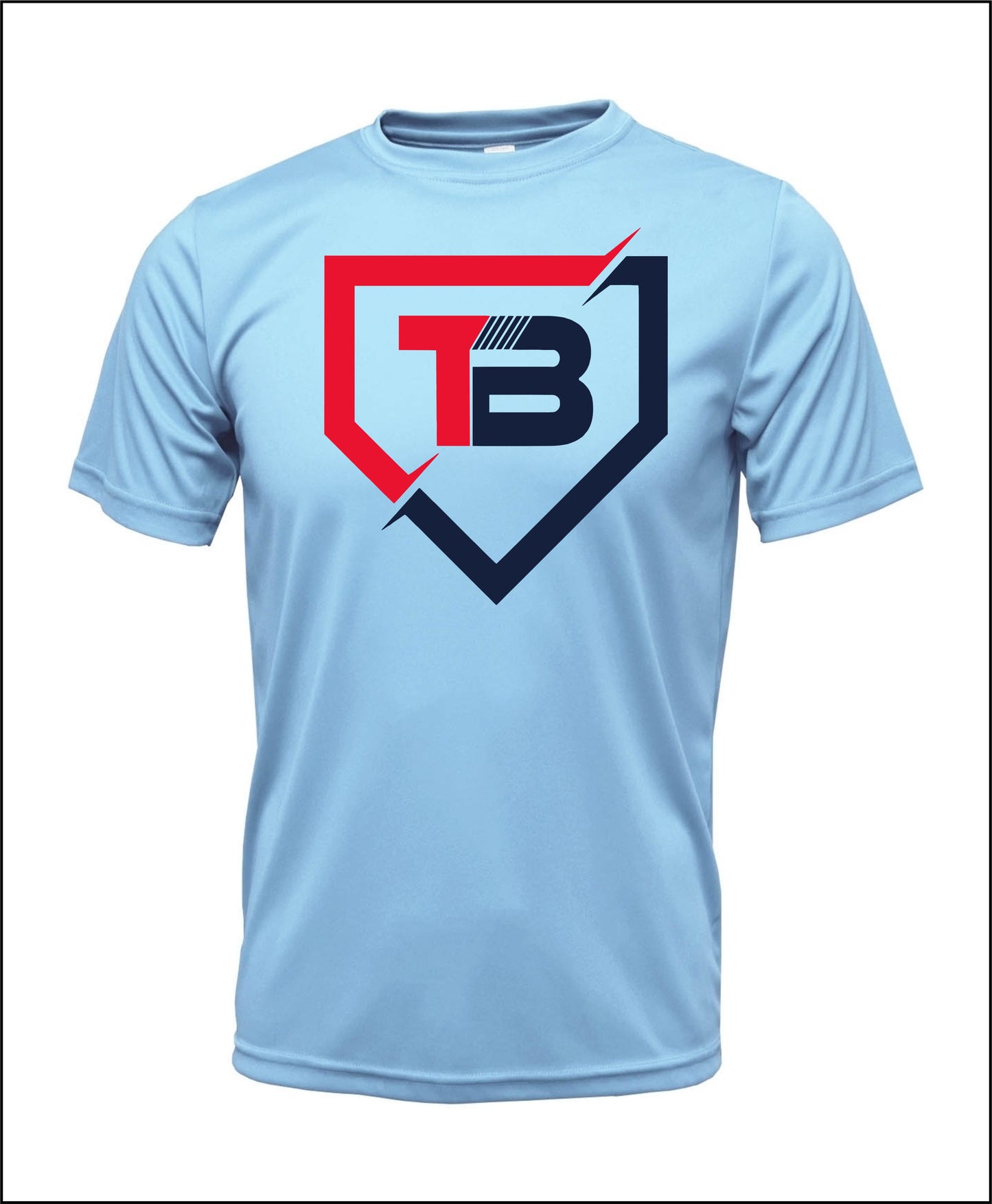 Texas Blues Home Plate Logo Dri-Fit T-Shirt