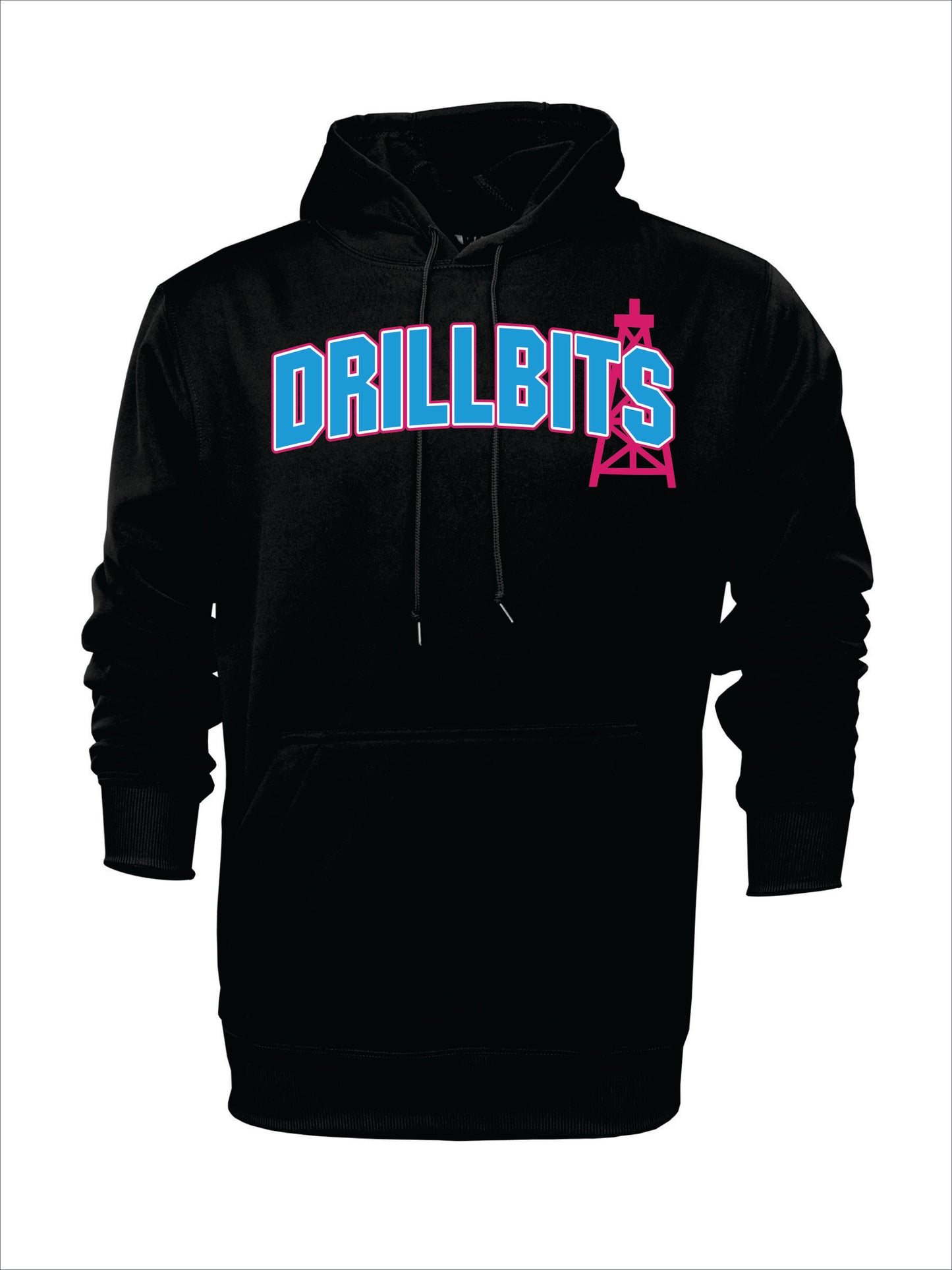 Drill Bits Cotton Hoodie w/Name