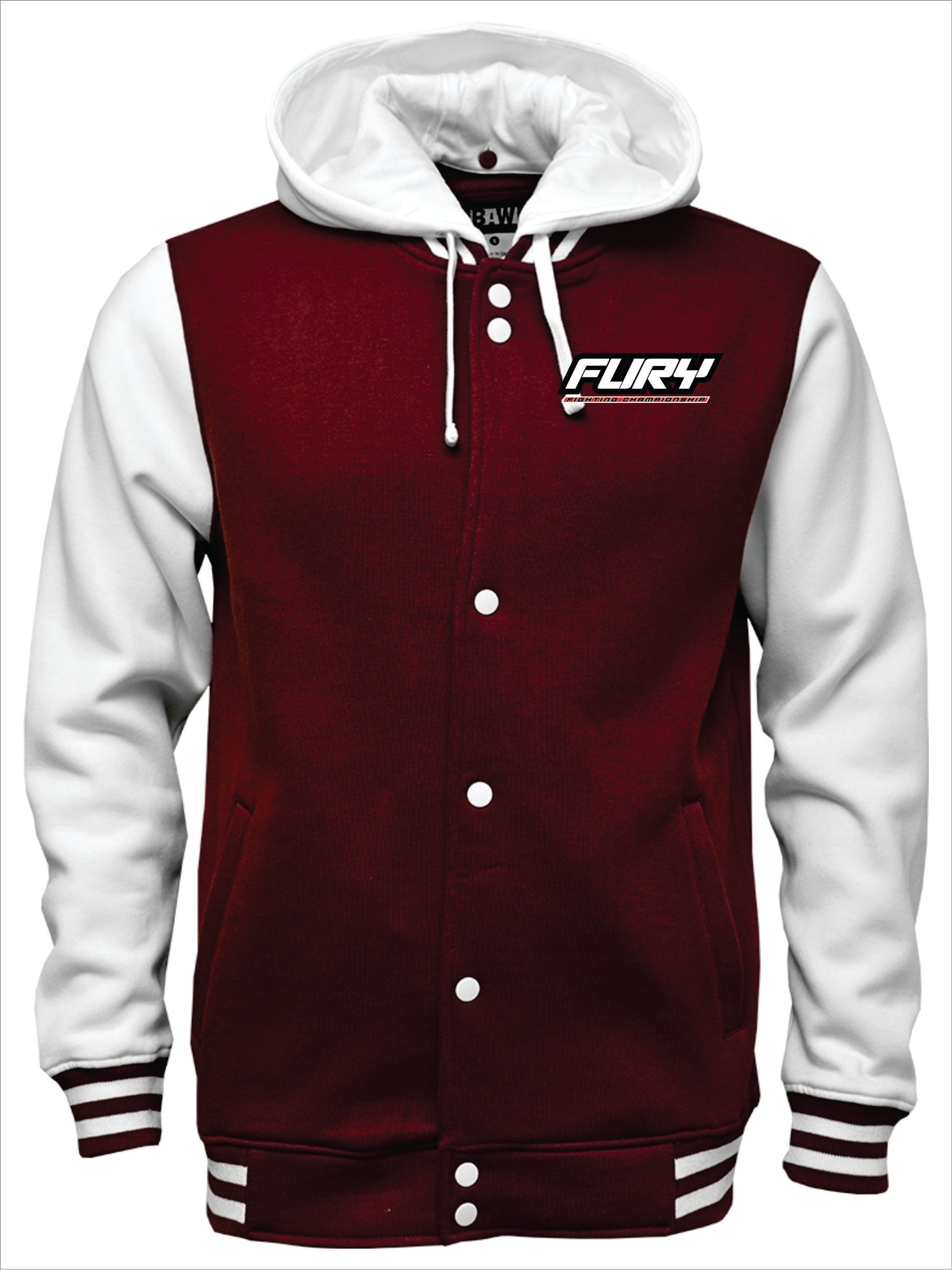 Fury FC Embroidered Letterman Jacket