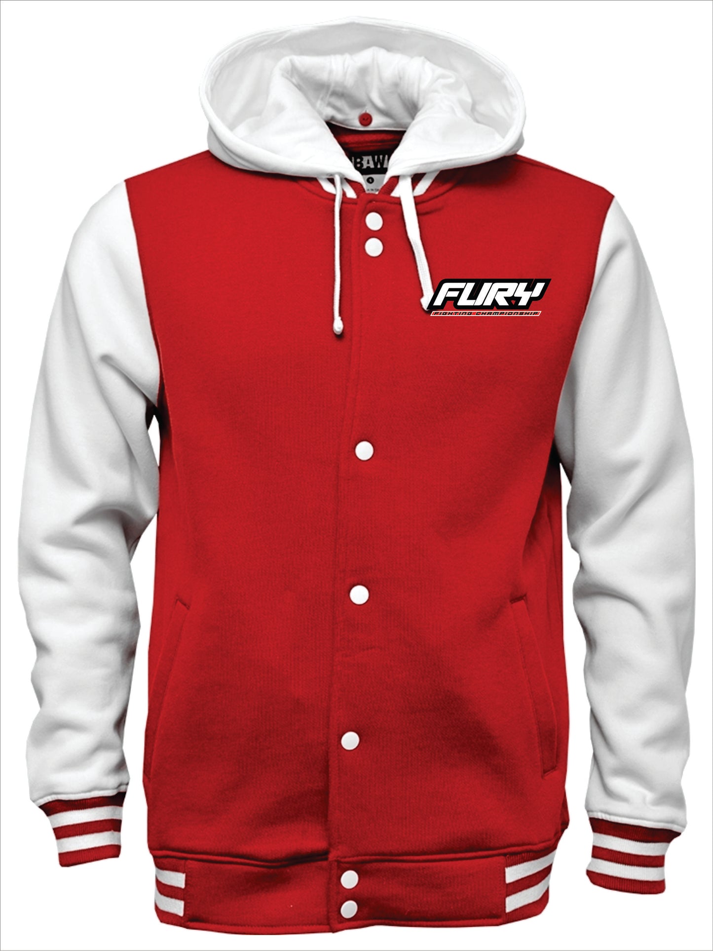 Fury FC Embroidered Letterman Jacket