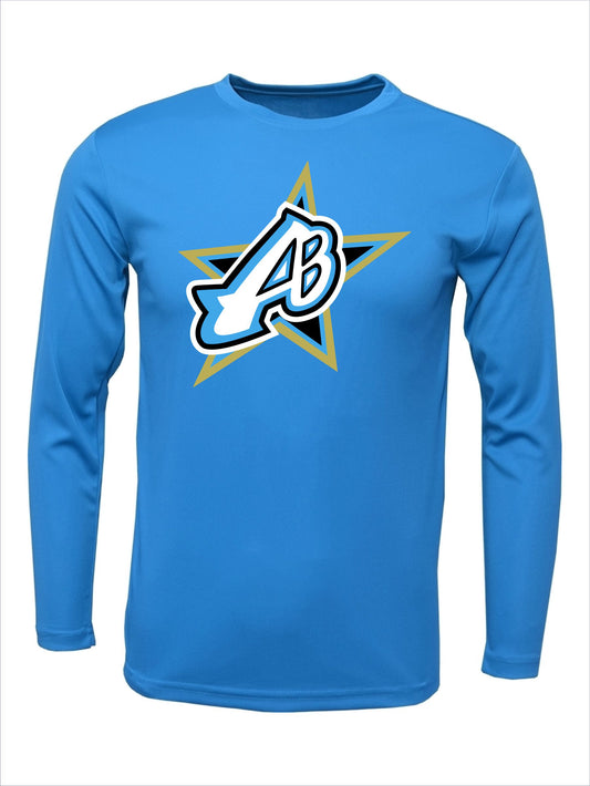 Long Sleeve "Centered Logo" Dri-Fit T-Shirt