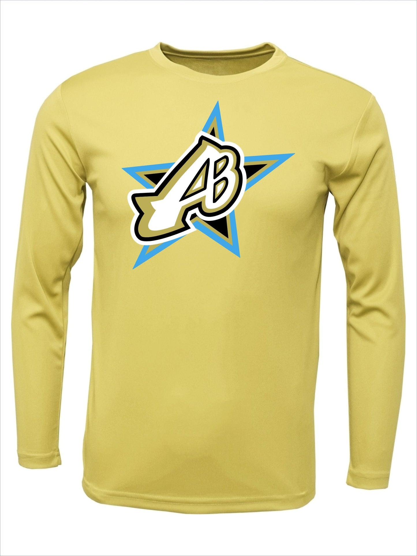 Long Sleeve "Centered Logo" Cotton T-Shirt