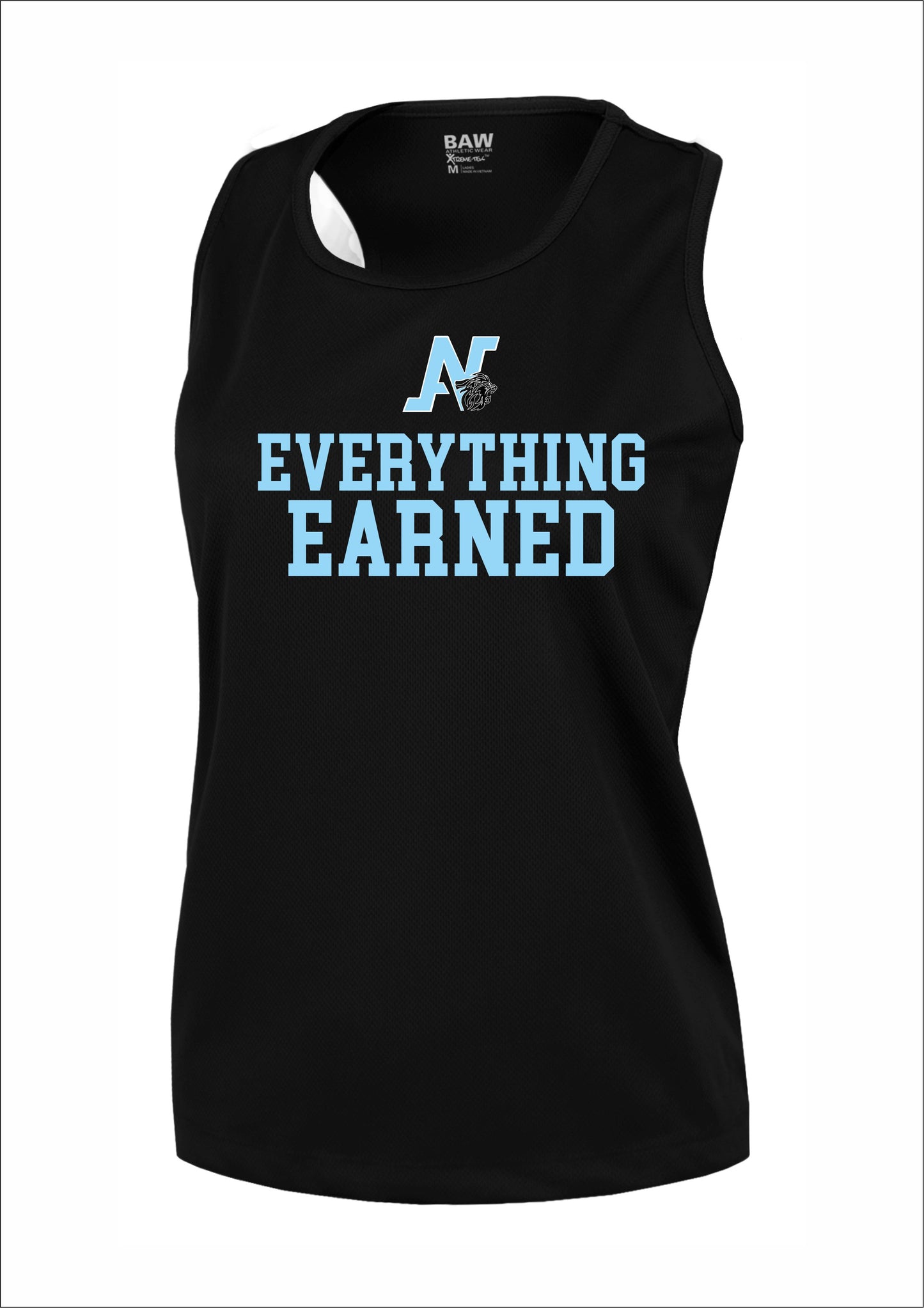 New Age Baseball "Everything Earned" Racerback Tank