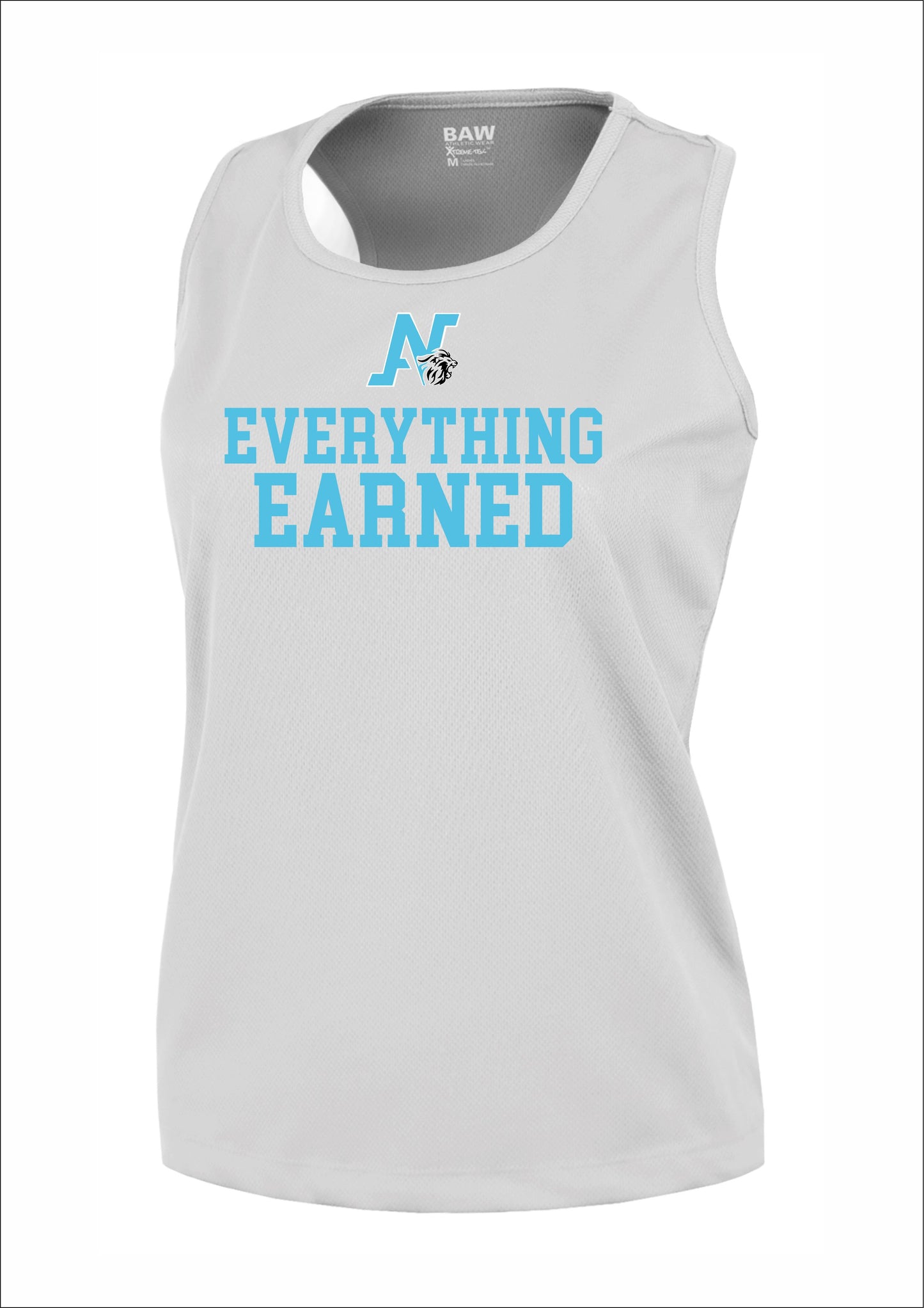 New Age Baseball "Everything Earned" Racerback Tank