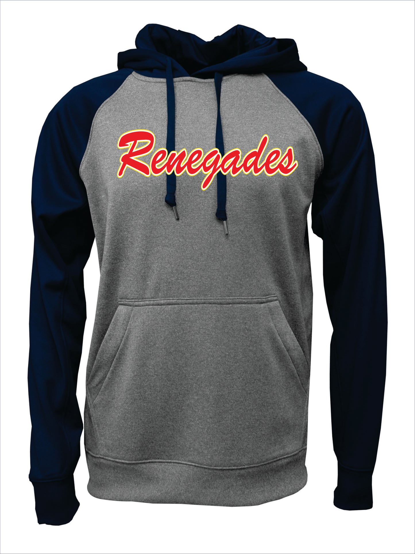 Renegades Baseball Raglan Polyester Hoodie