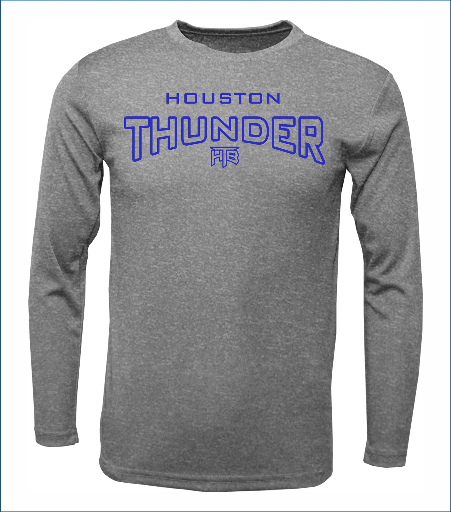 Houston Thunder Arched Long Sleeve Dri-Fit Shirt